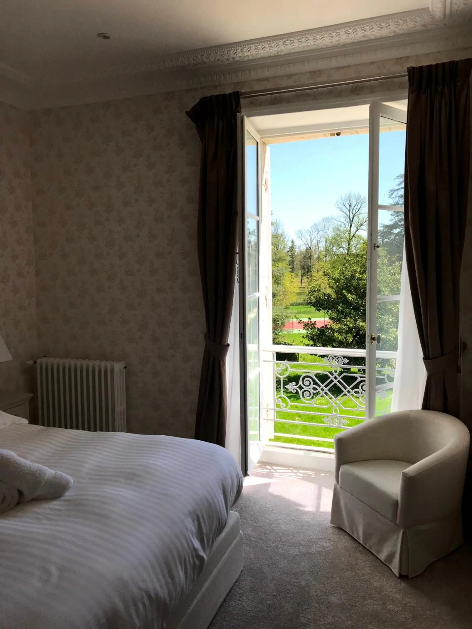 Bed in Chambres d'hotes de Pouzelande