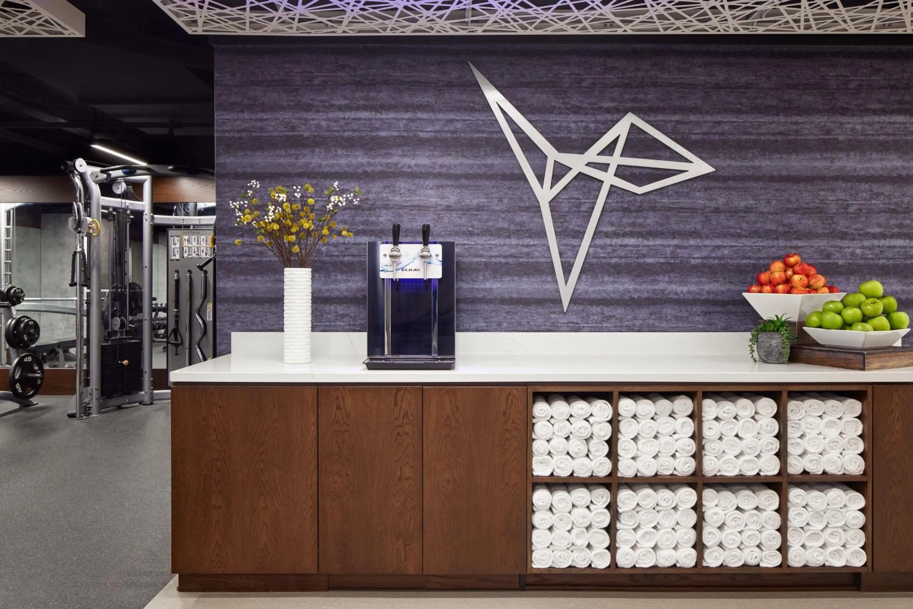 Fitness centre/facilities in Washington Marriott at Metro Center