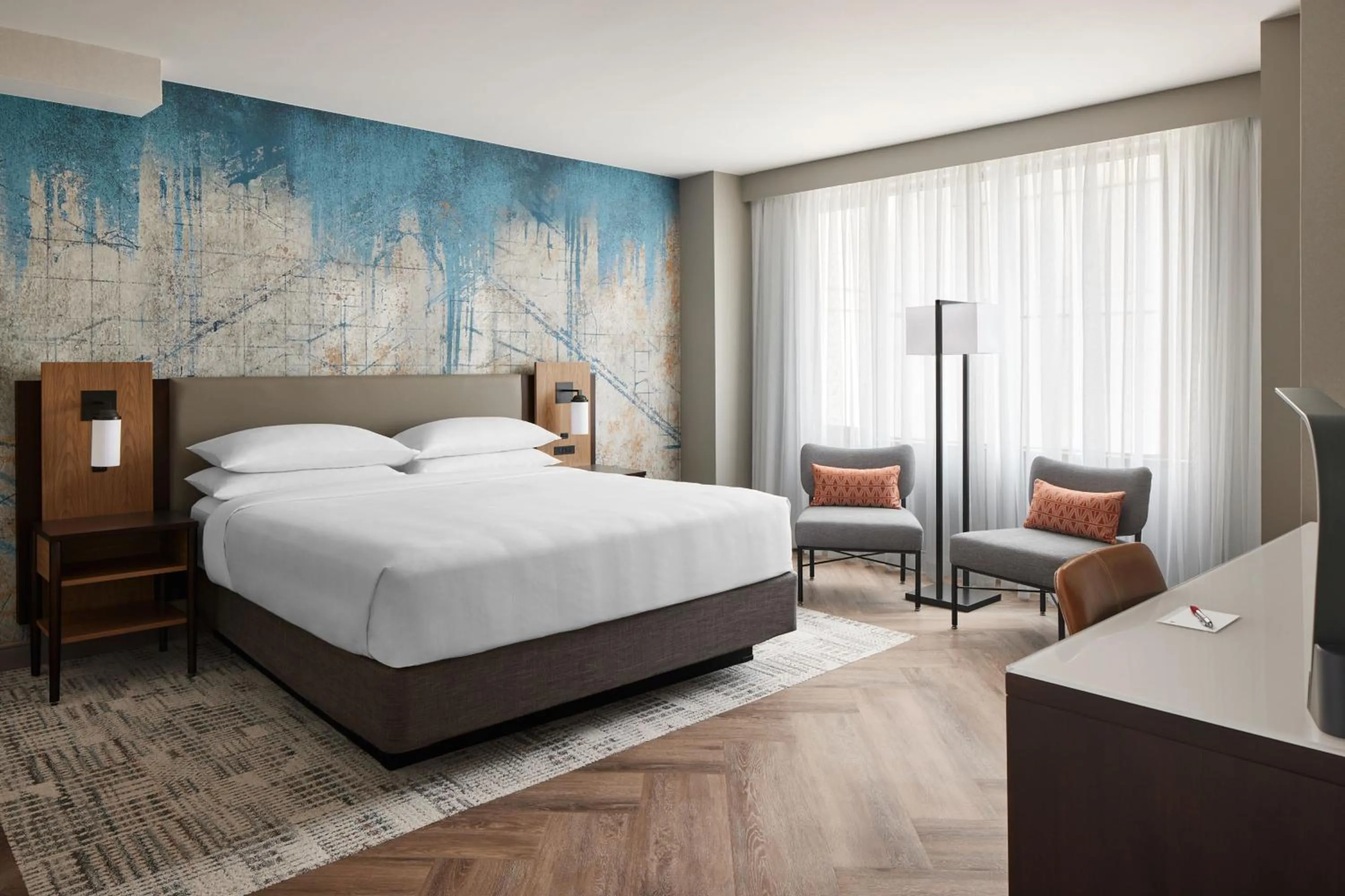 Bedroom, Bed in Washington Marriott at Metro Center