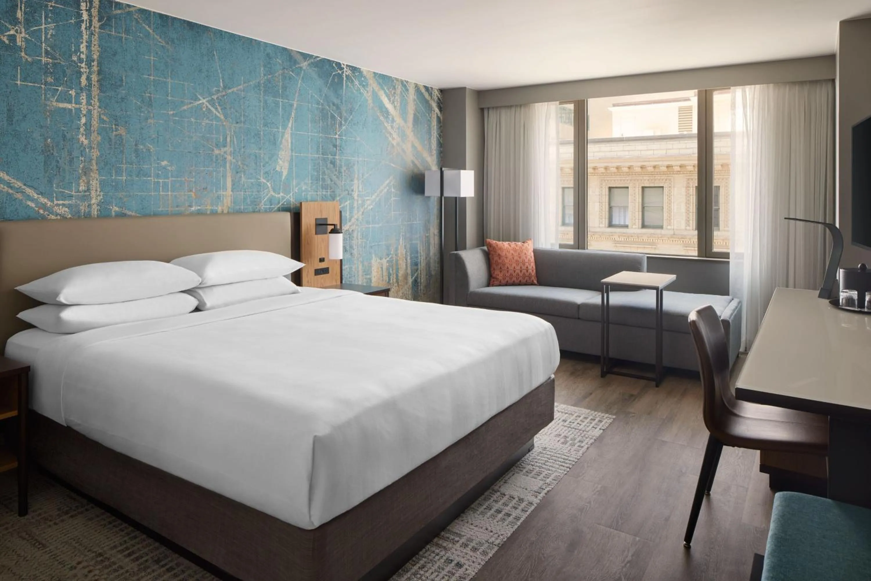 Photo of the whole room, Bed in Washington Marriott at Metro Center