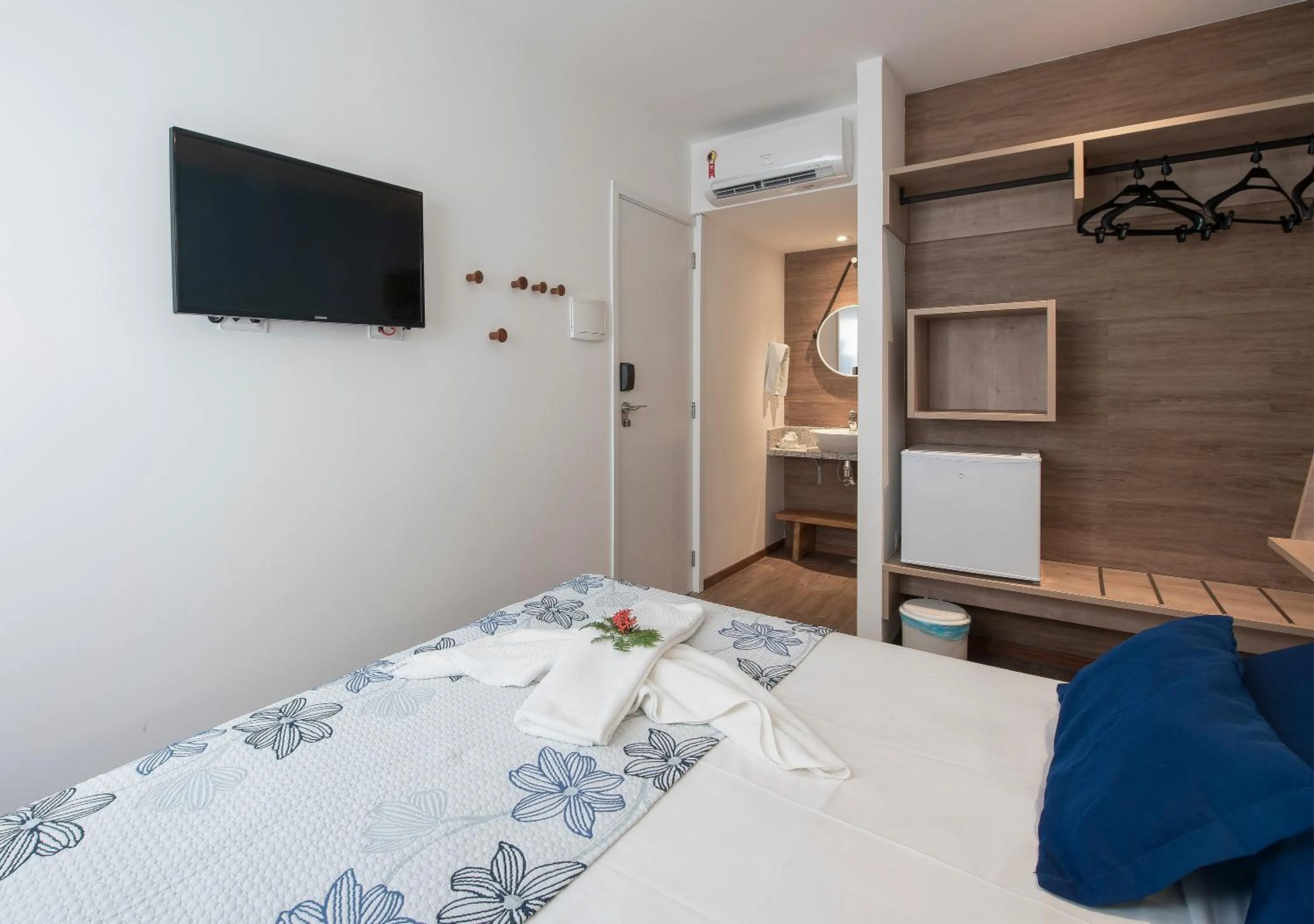 Bed in Pousada Olho D'água