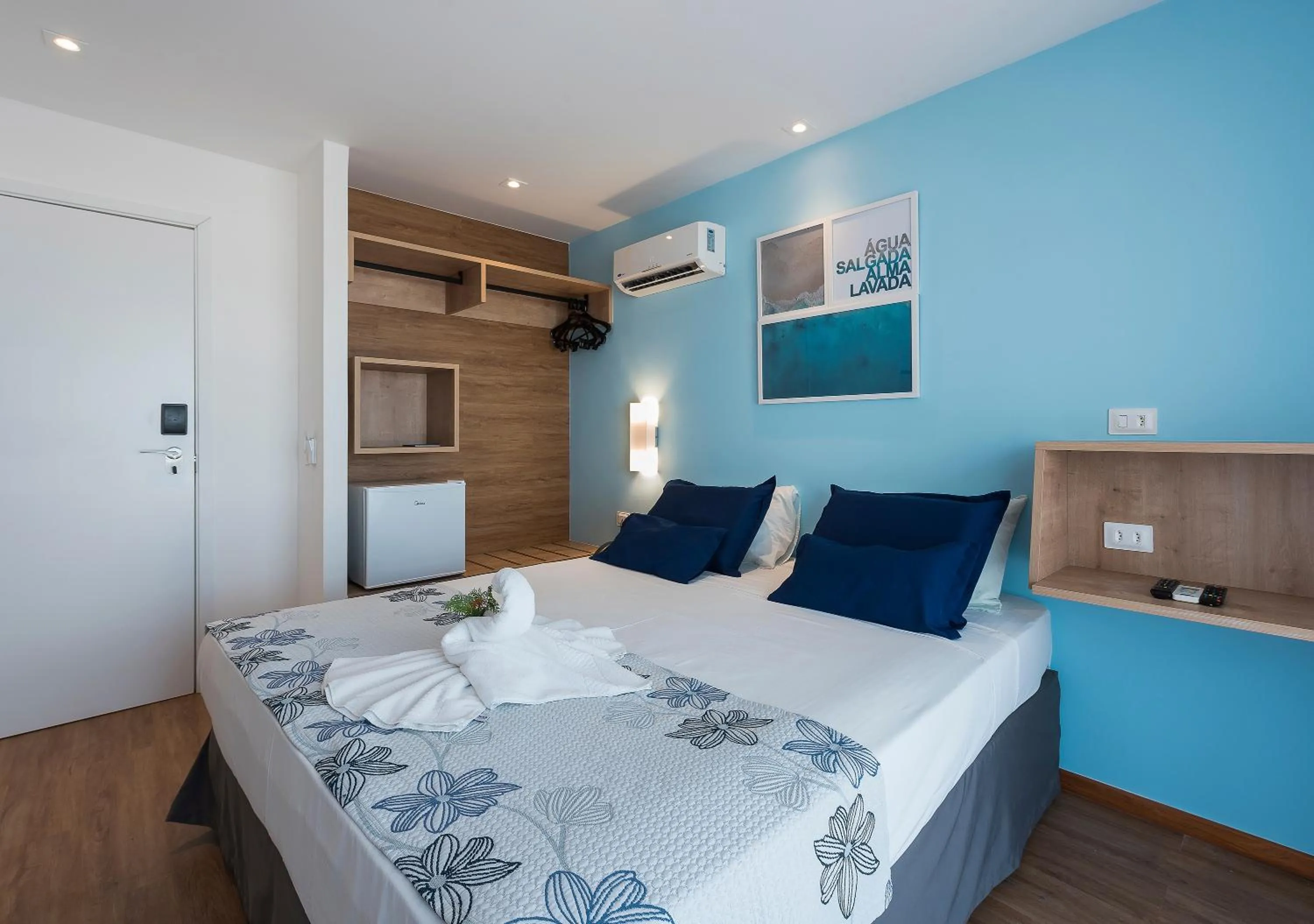 Bed in Pousada Olho D'água