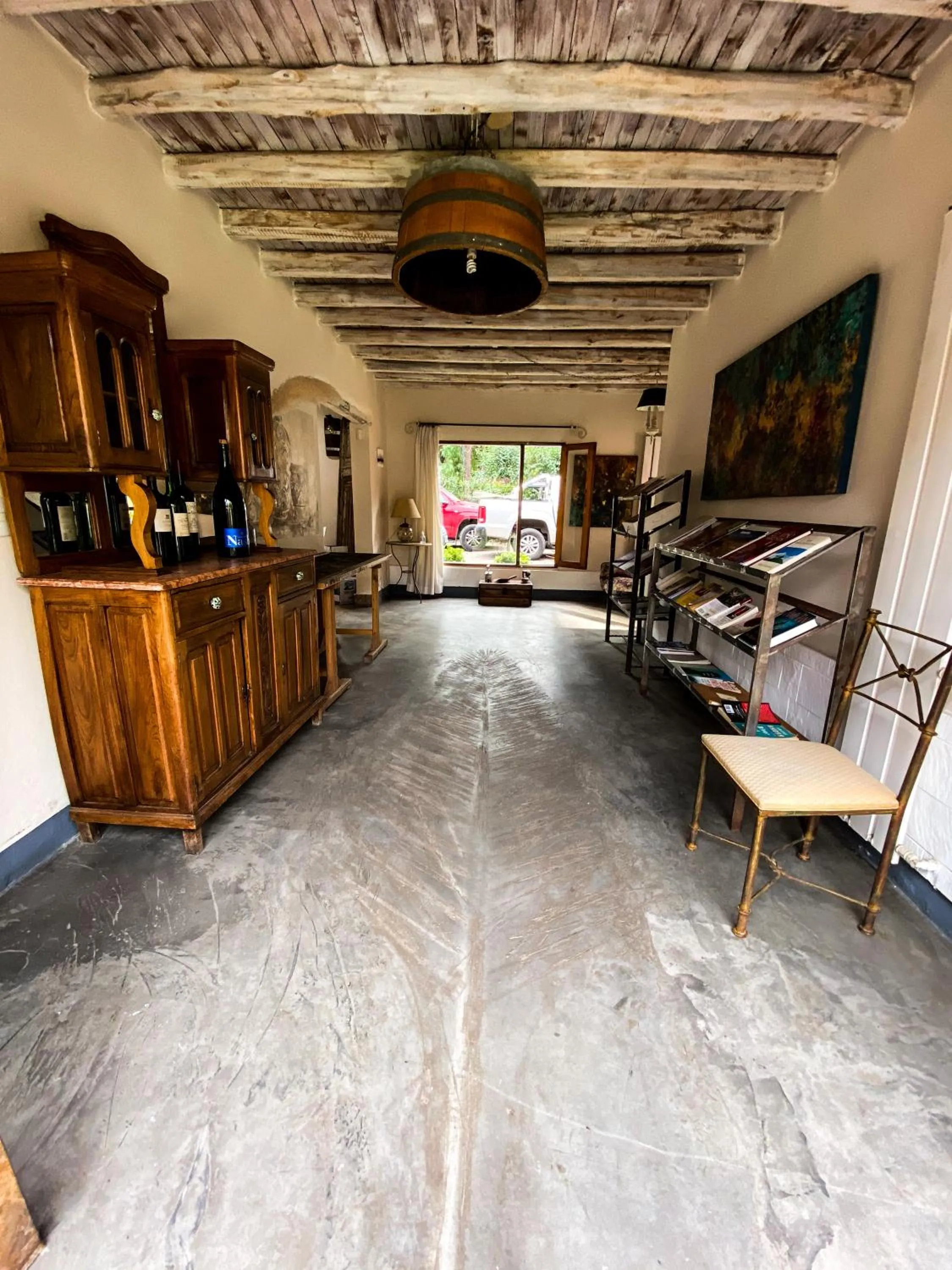 Living room in Posada Borravino