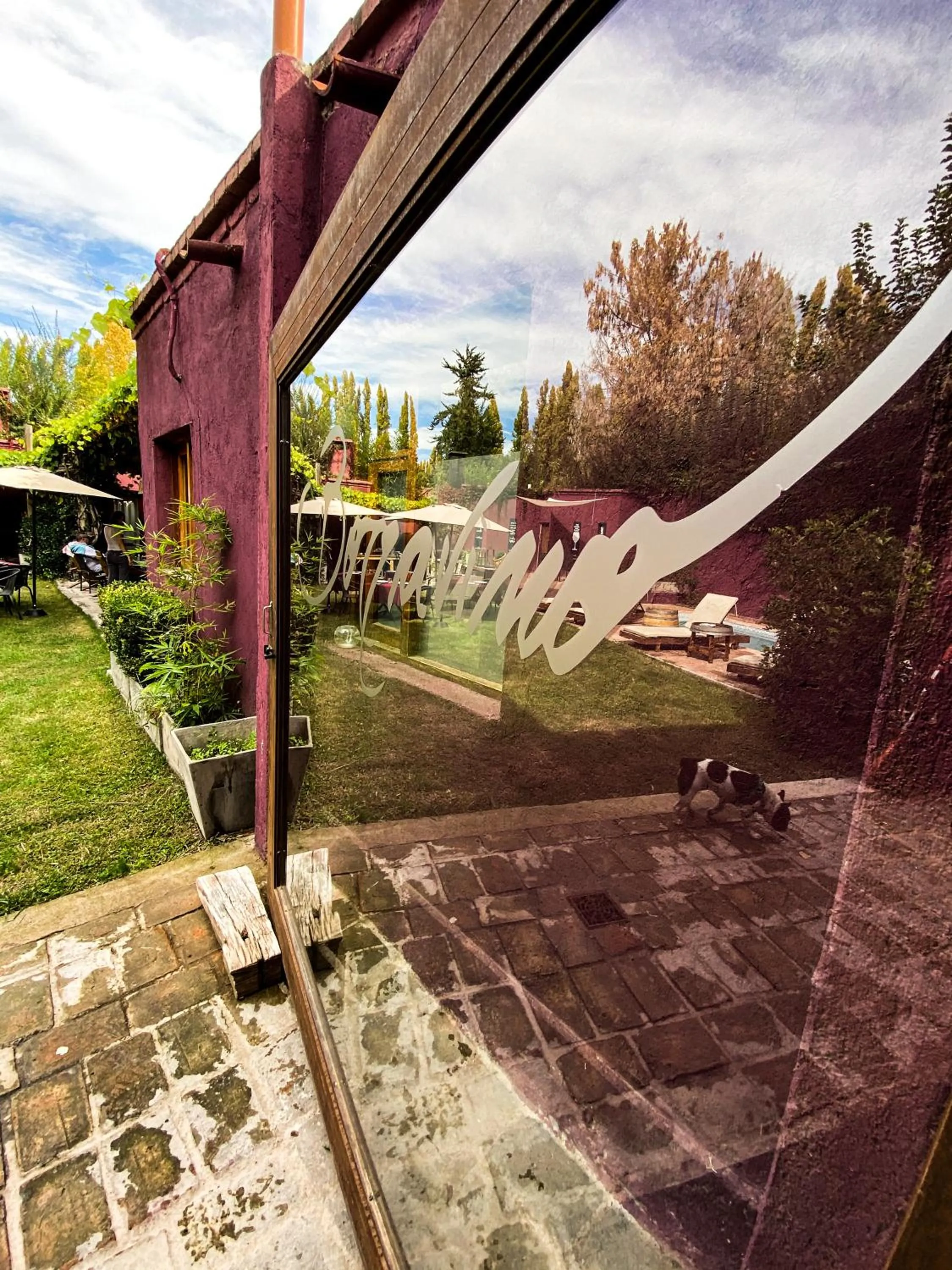 Patio in Posada Borravino