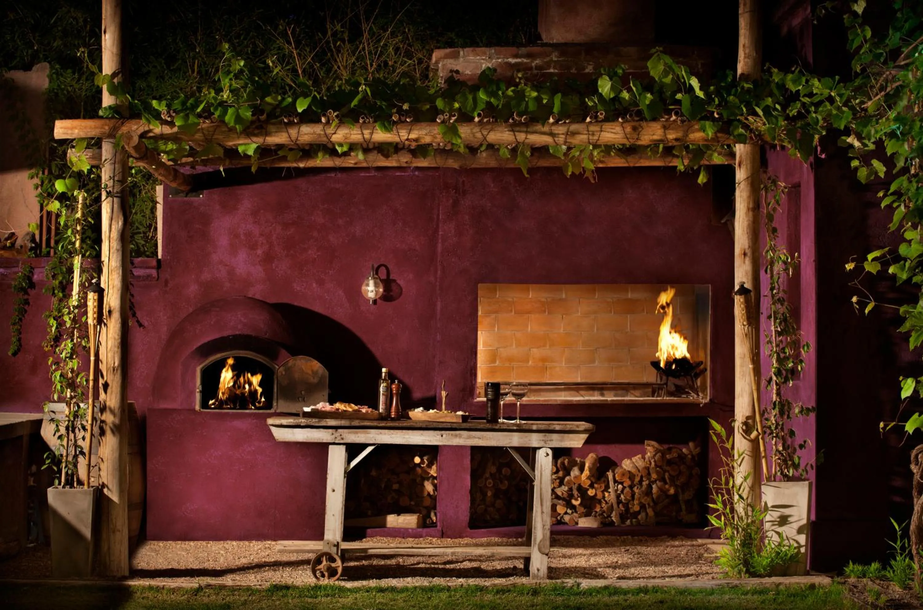 BBQ facilities in Posada Borravino