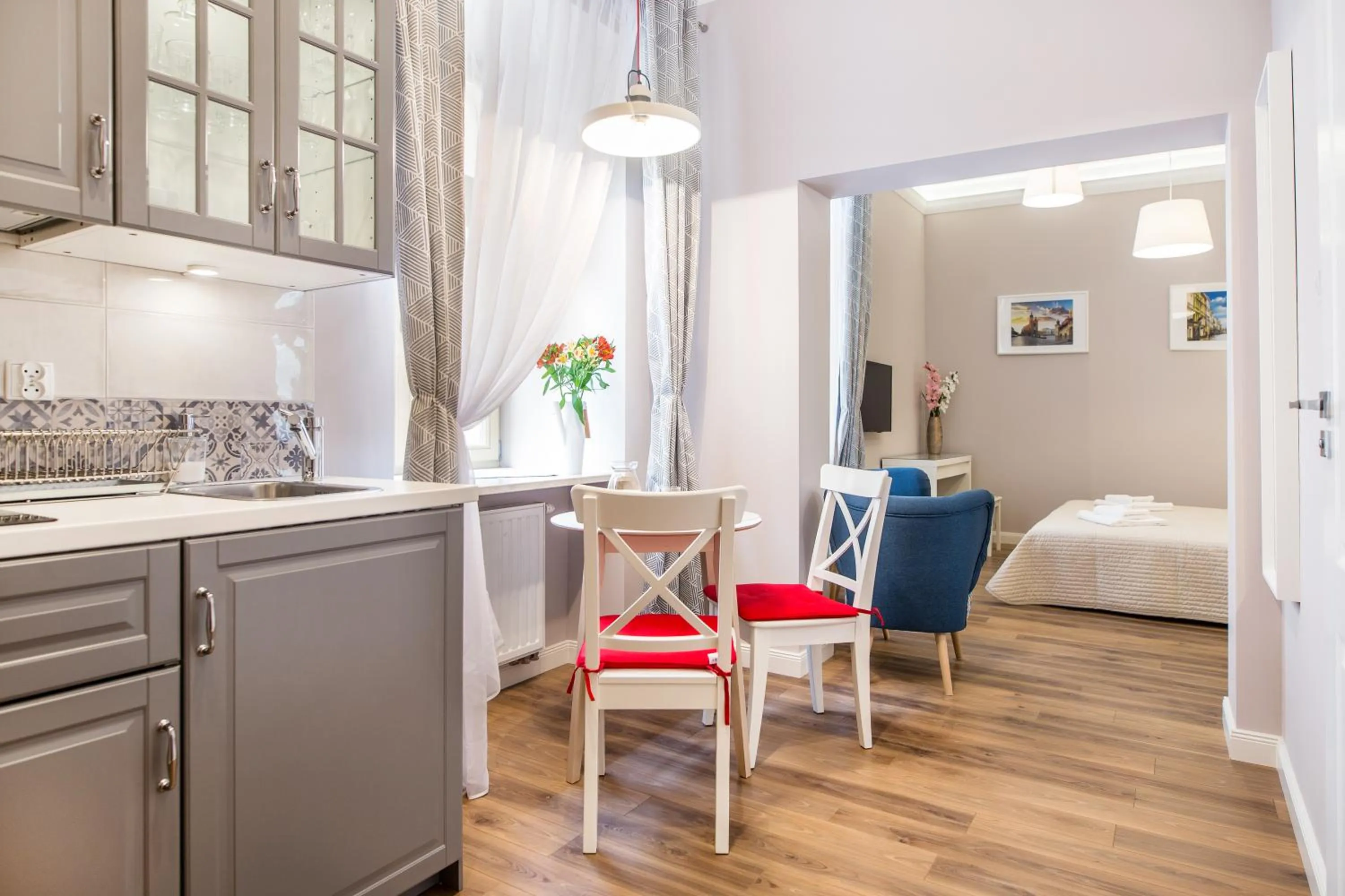 Photo of the whole room in Krakow Central Apartments