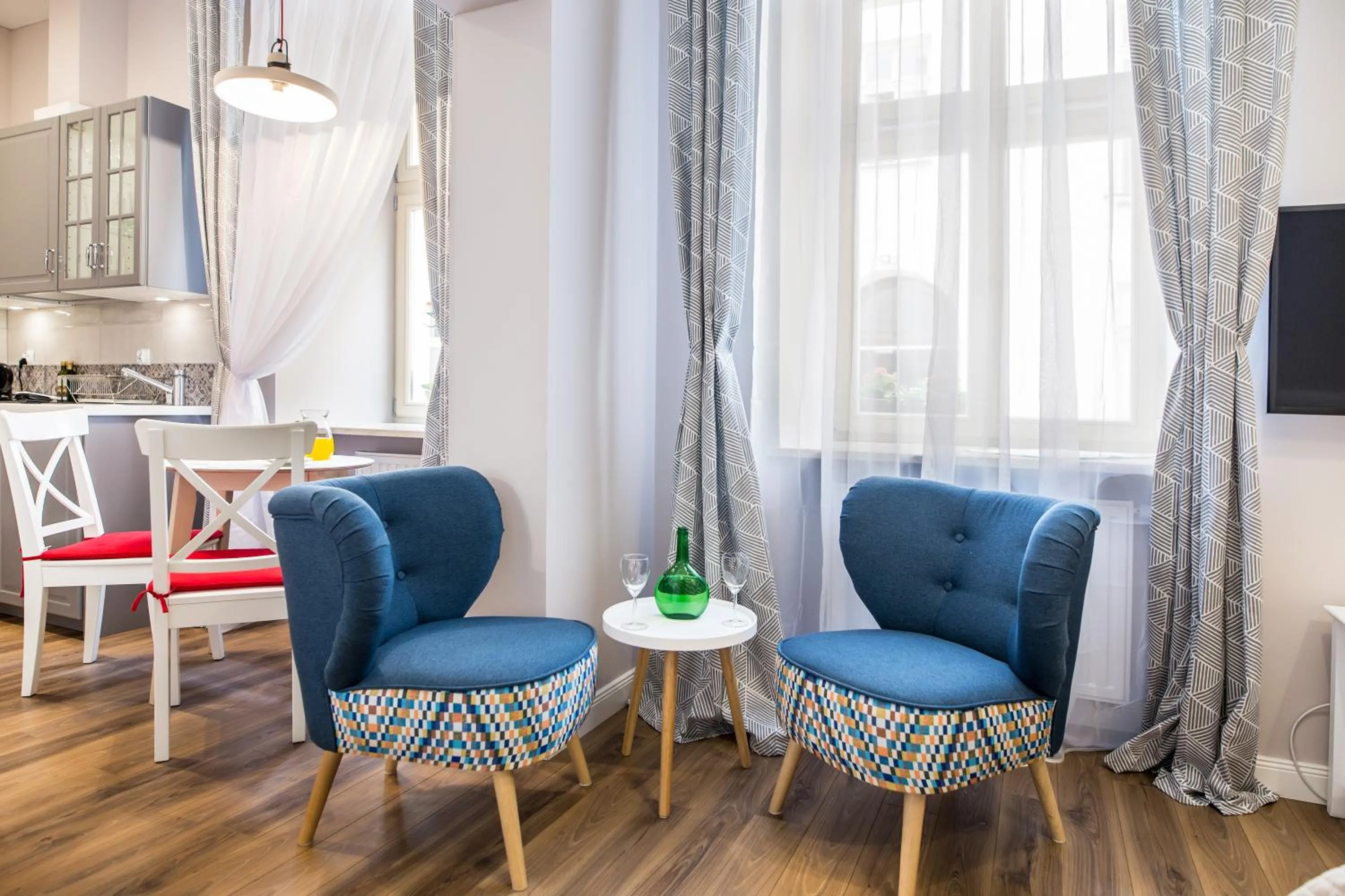 Living room in Krakow Central Apartments