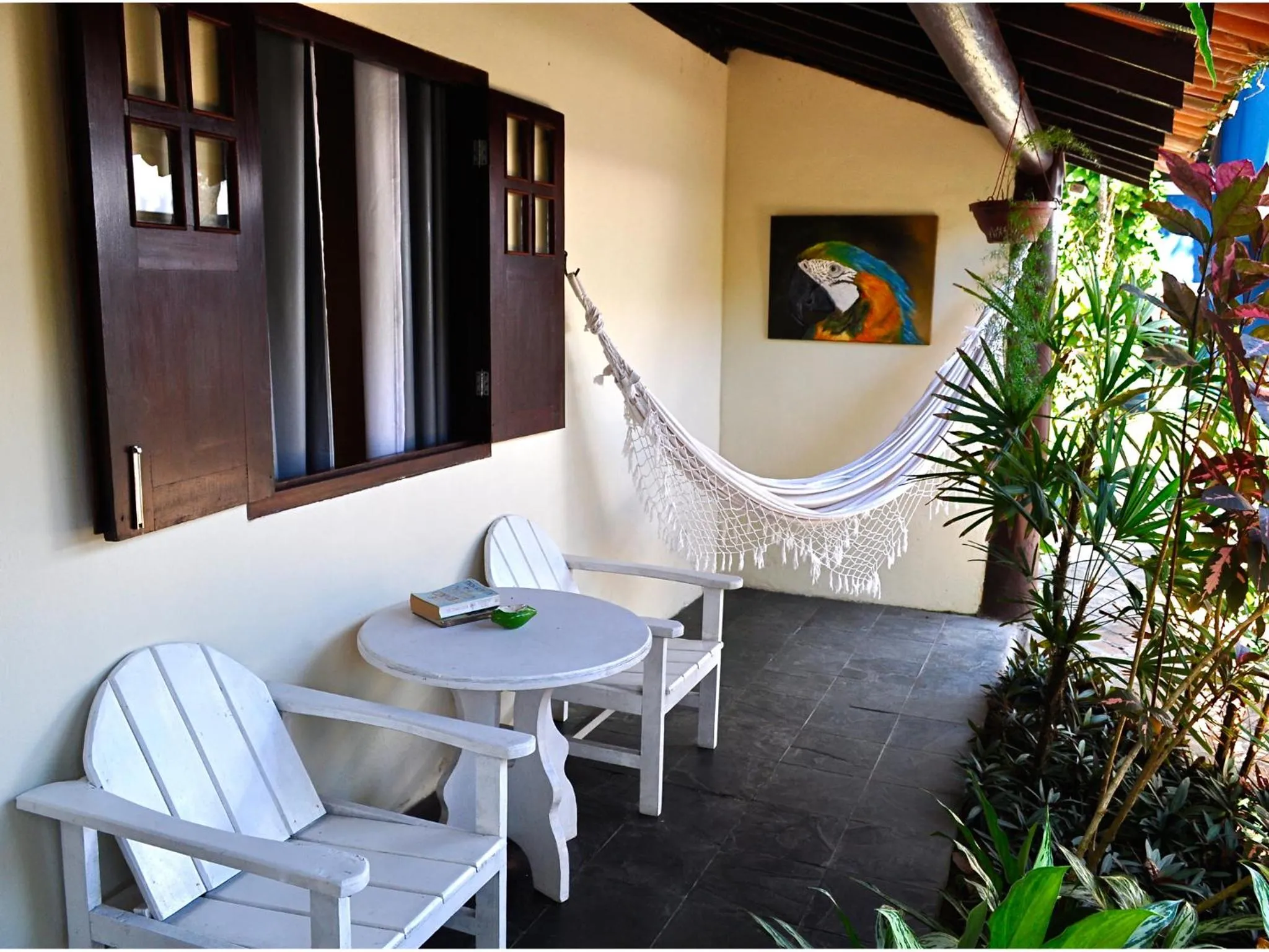 Patio in Pousada Fragata - Arraial D Ajuda - Melhor Localização e Atendimento