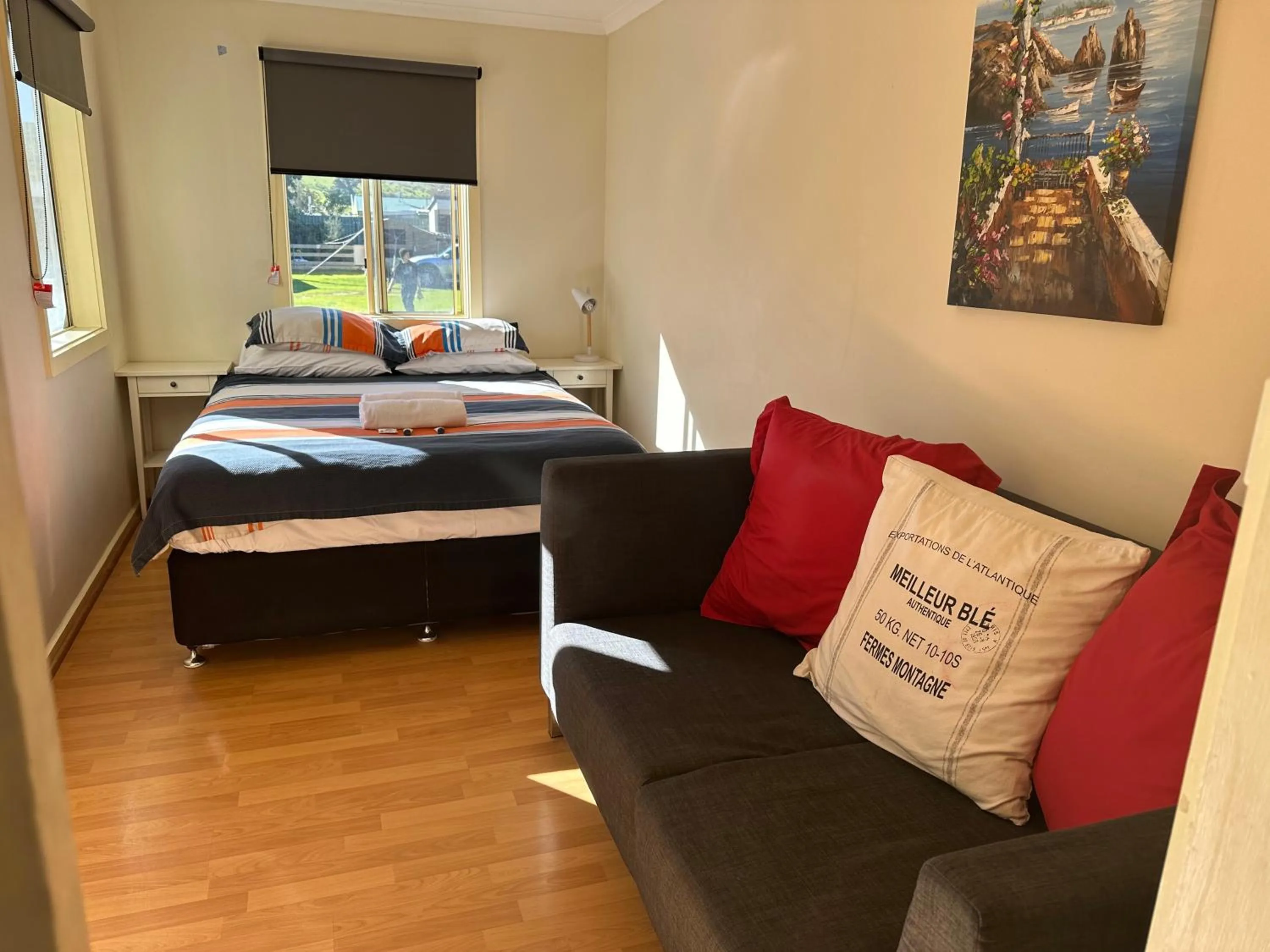 Bed in Second Valley Caravan Park