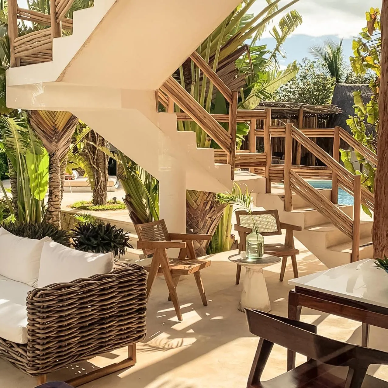 Pool view in Ser Casasandra Boutique Hotel