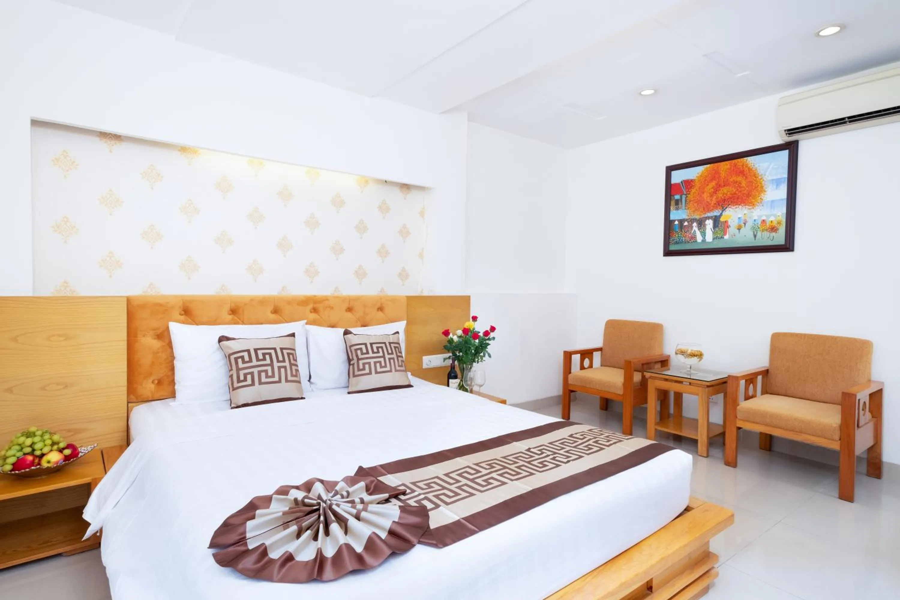 Bed in Gia Huy Hotel