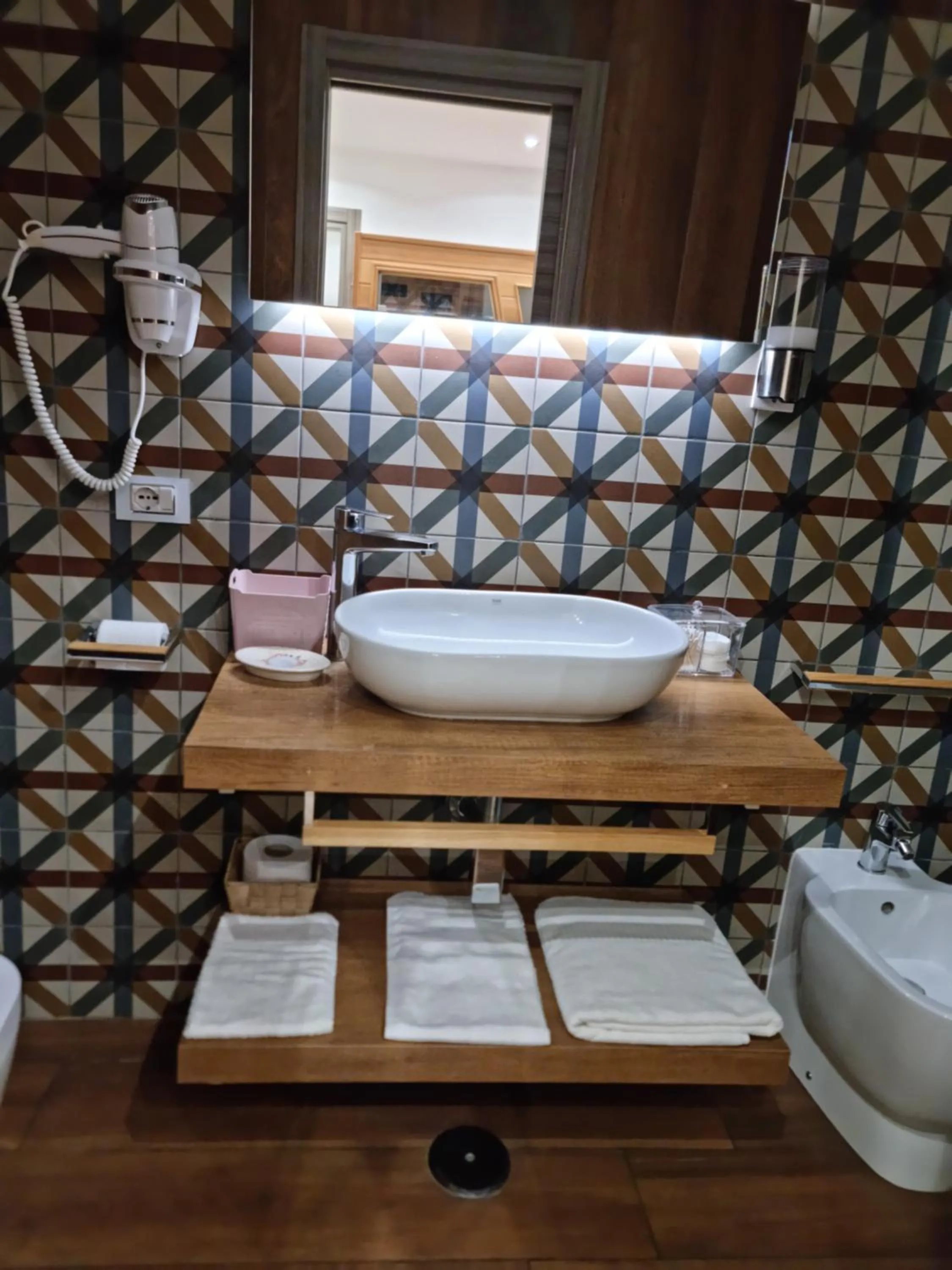 Bathroom in EL Corazon De Napoles, Centro Històrico