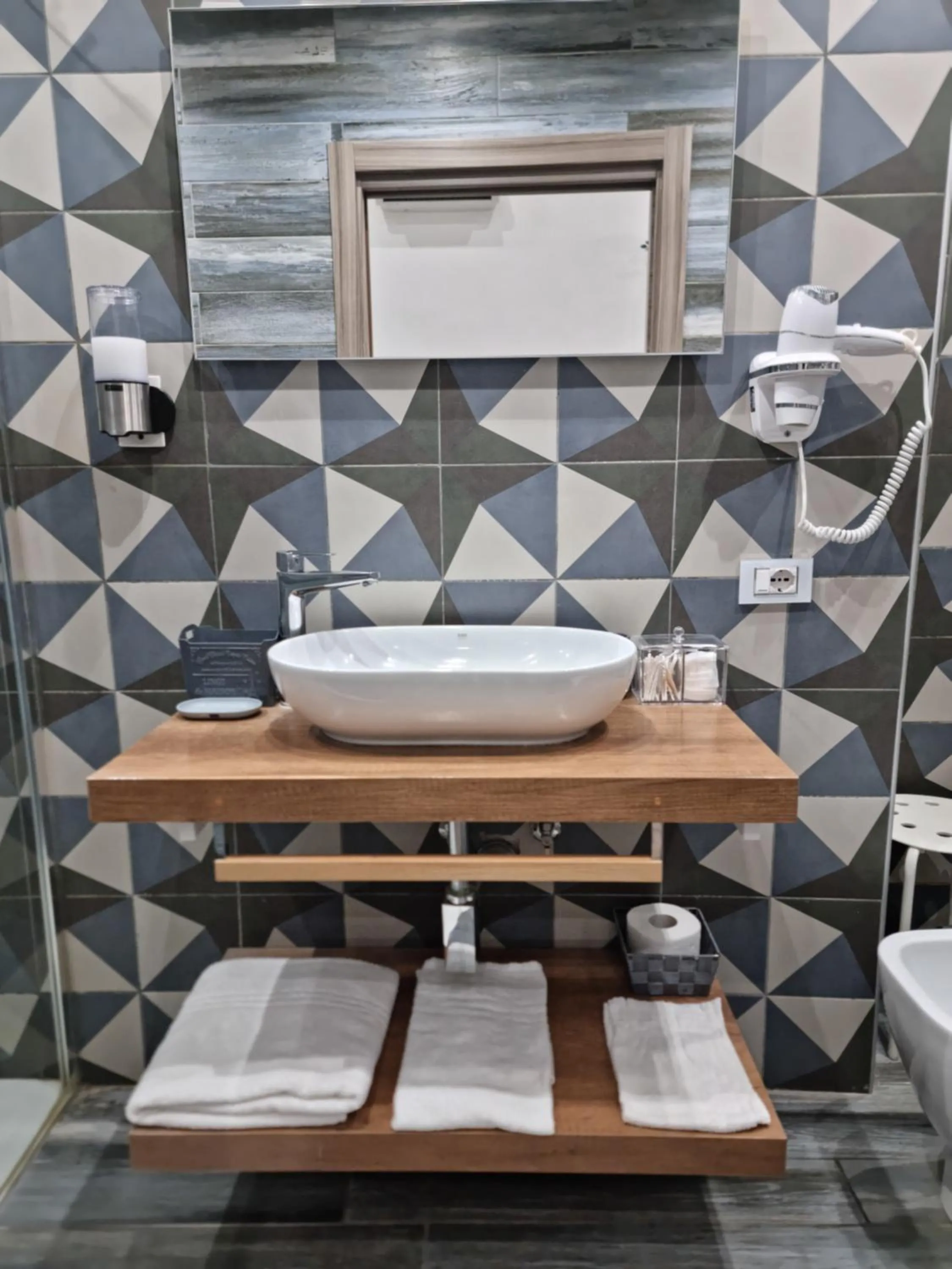 Bathroom in EL Corazon De Napoles, Centro Històrico