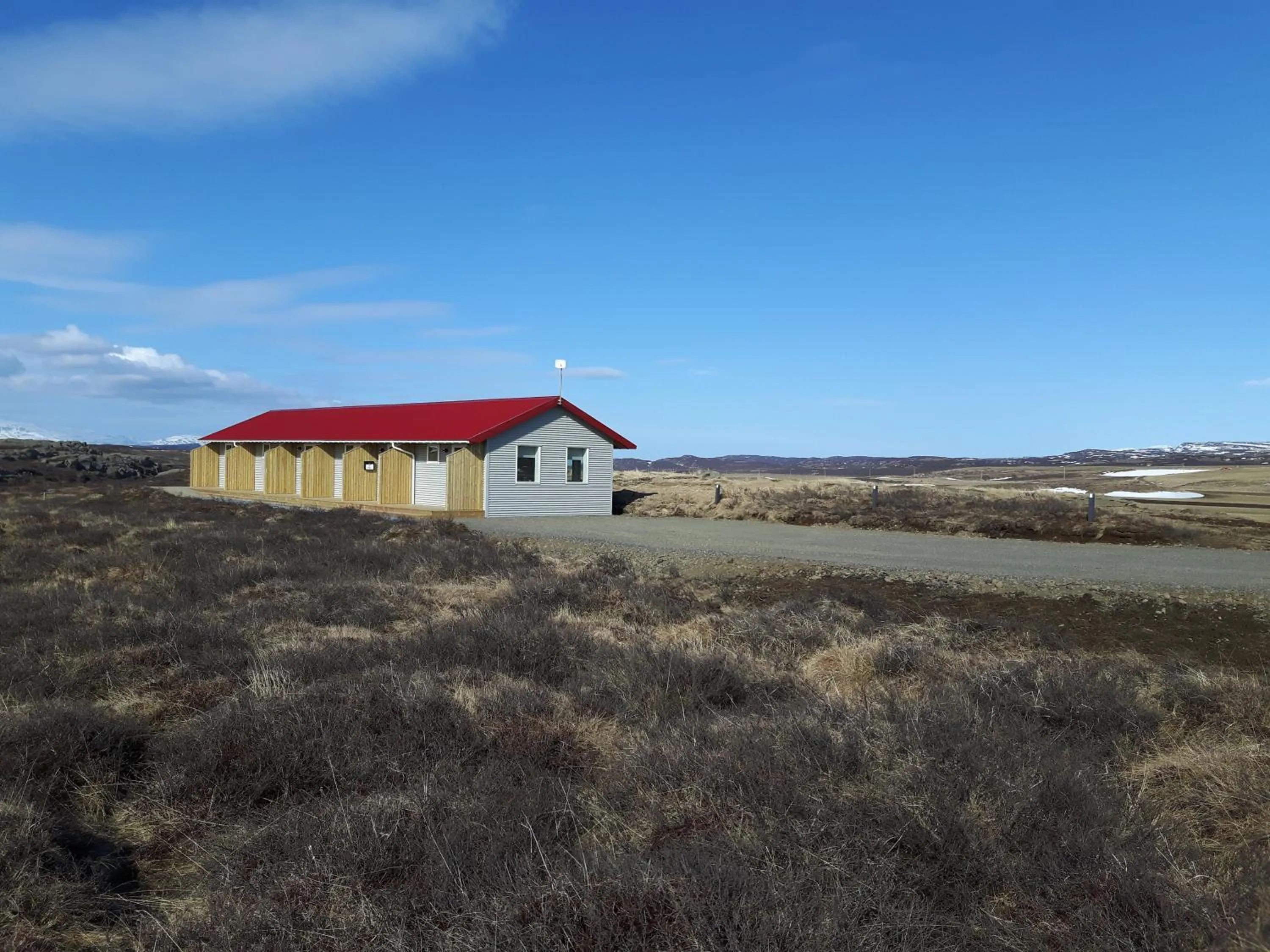 Property building in Hjartarstaðir Guesthouse