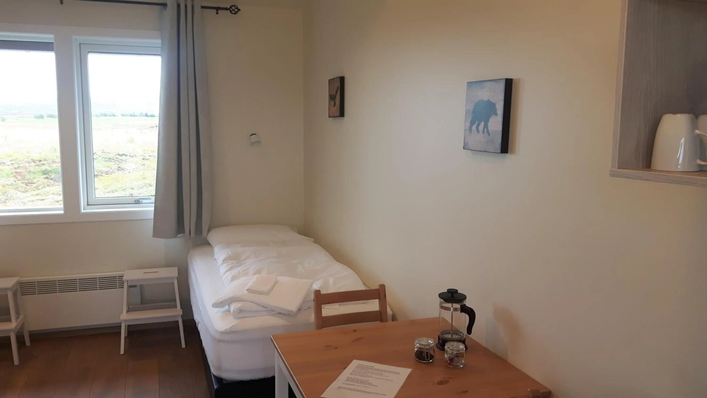 Bedroom in Hjartarstaðir Guesthouse