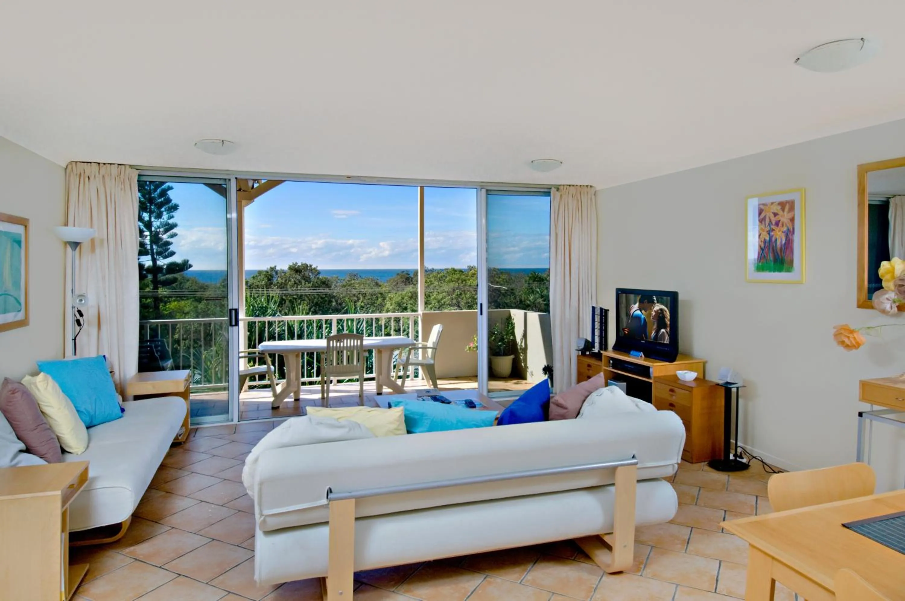 Living room in Horizons At Peregian