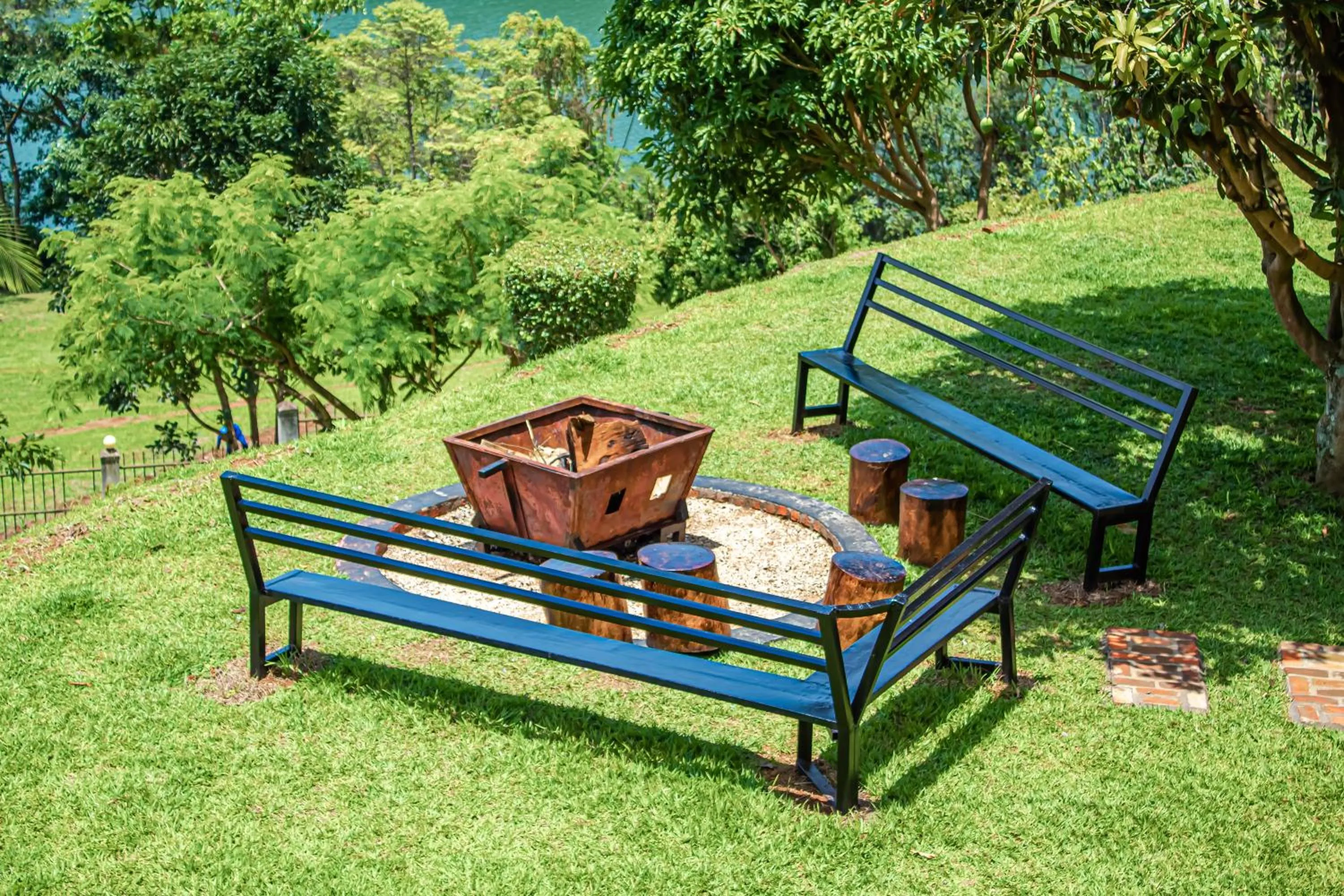 Seating area in Hotel Peace Guest House
