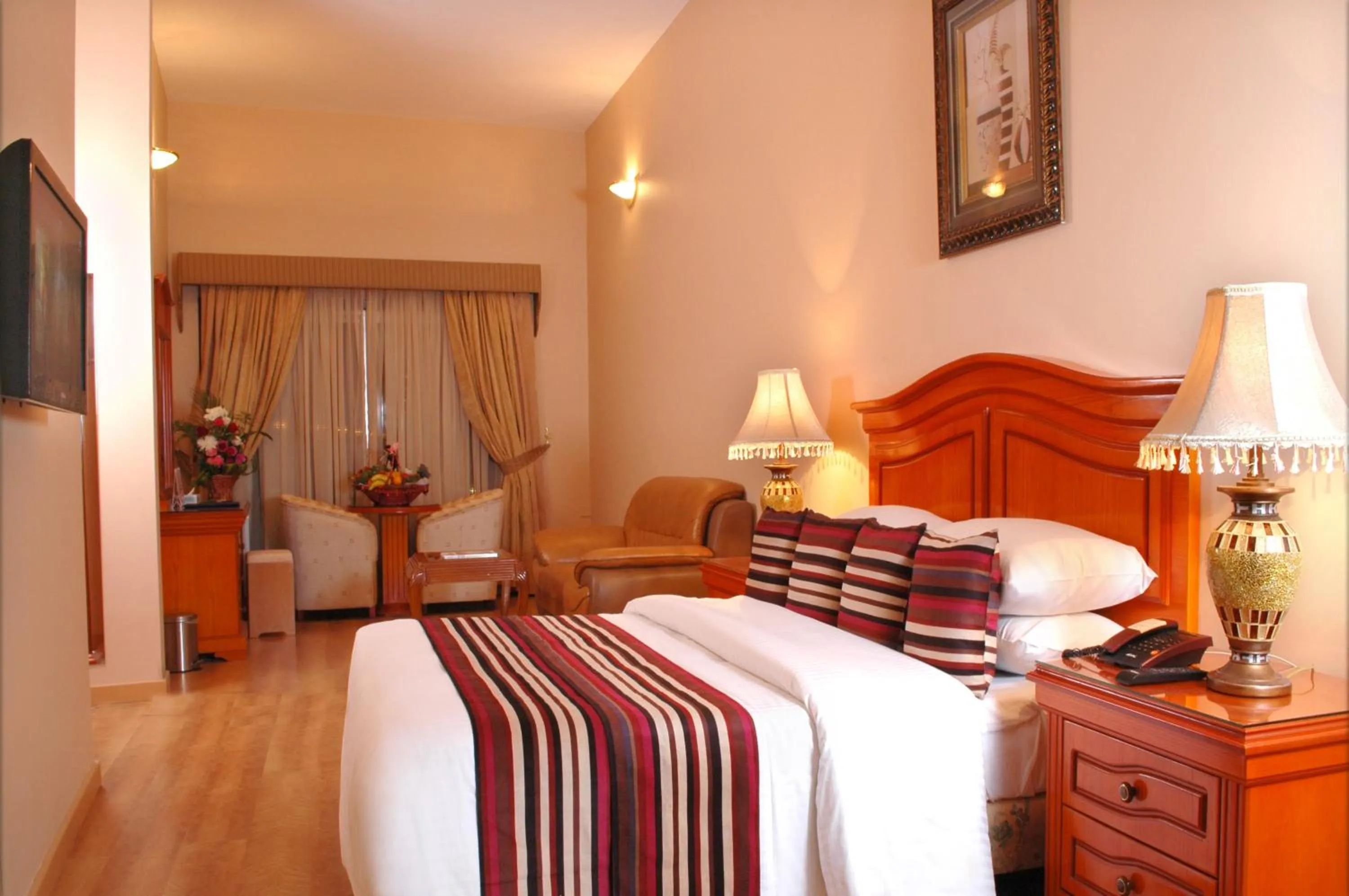 Bed in Gulf Gate Hotel