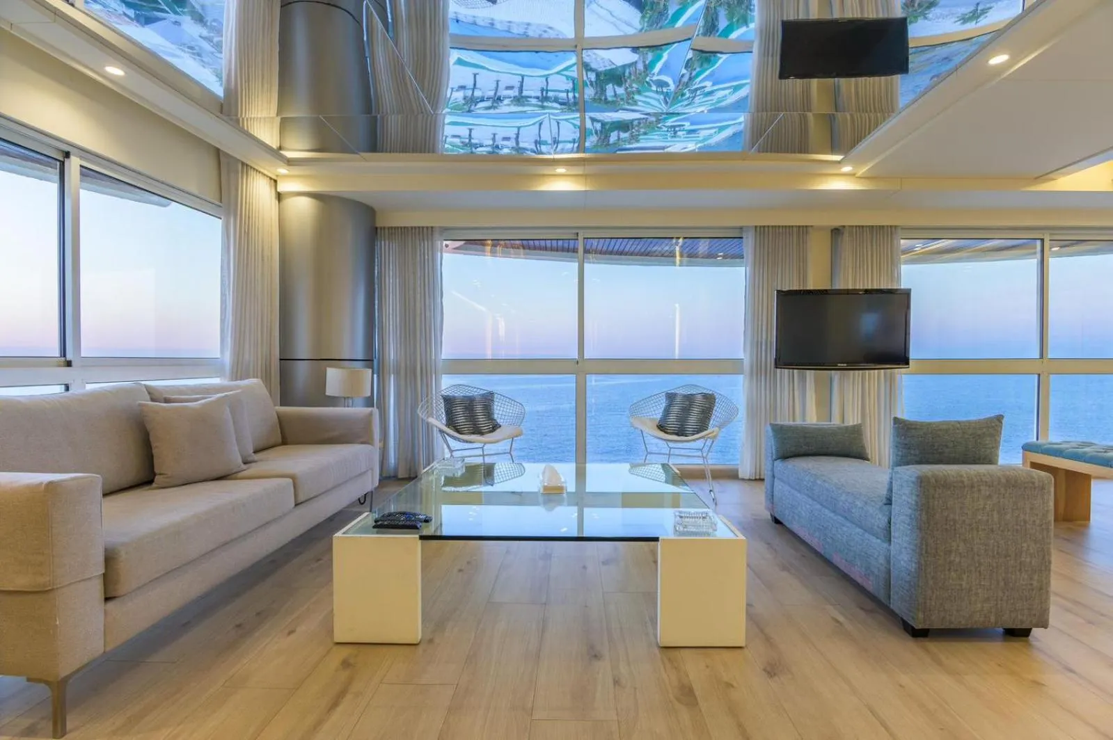 Seating area in Lahoya Suites