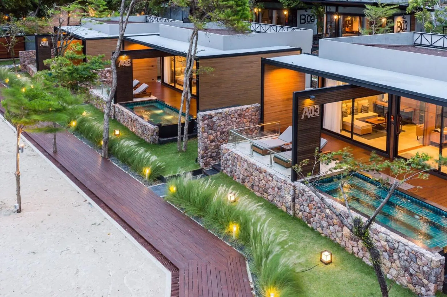 Property building in The Cabin Beach Resort