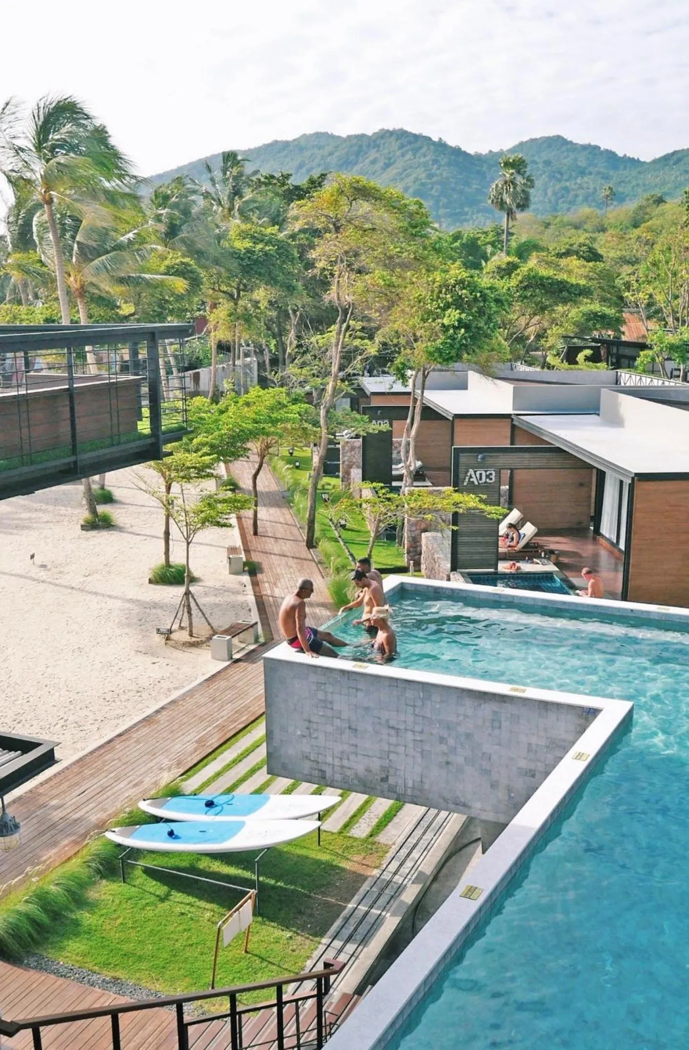 Swimming pool in The Cabin Beach Resort