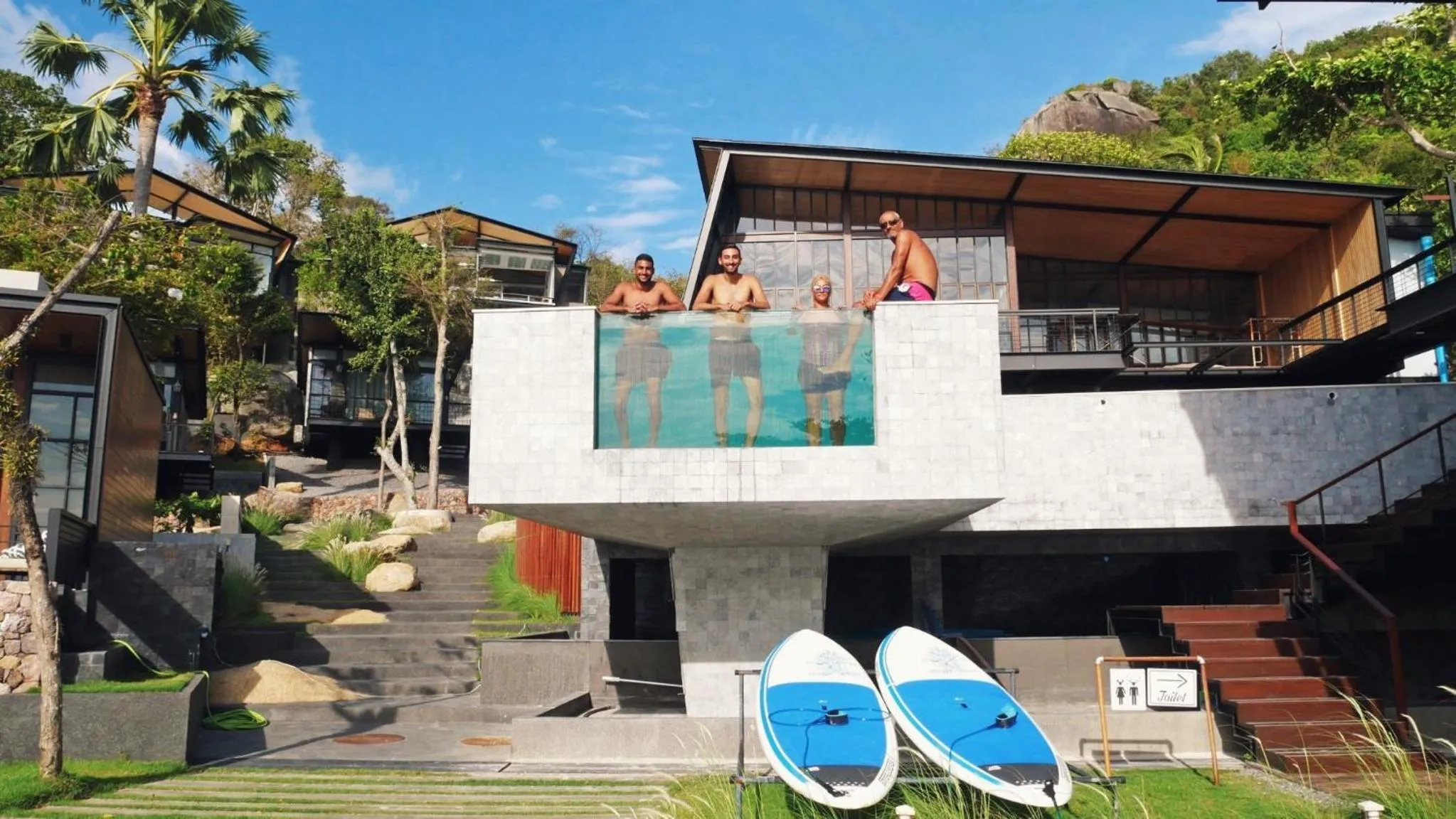 Swimming pool in The Cabin Beach Resort