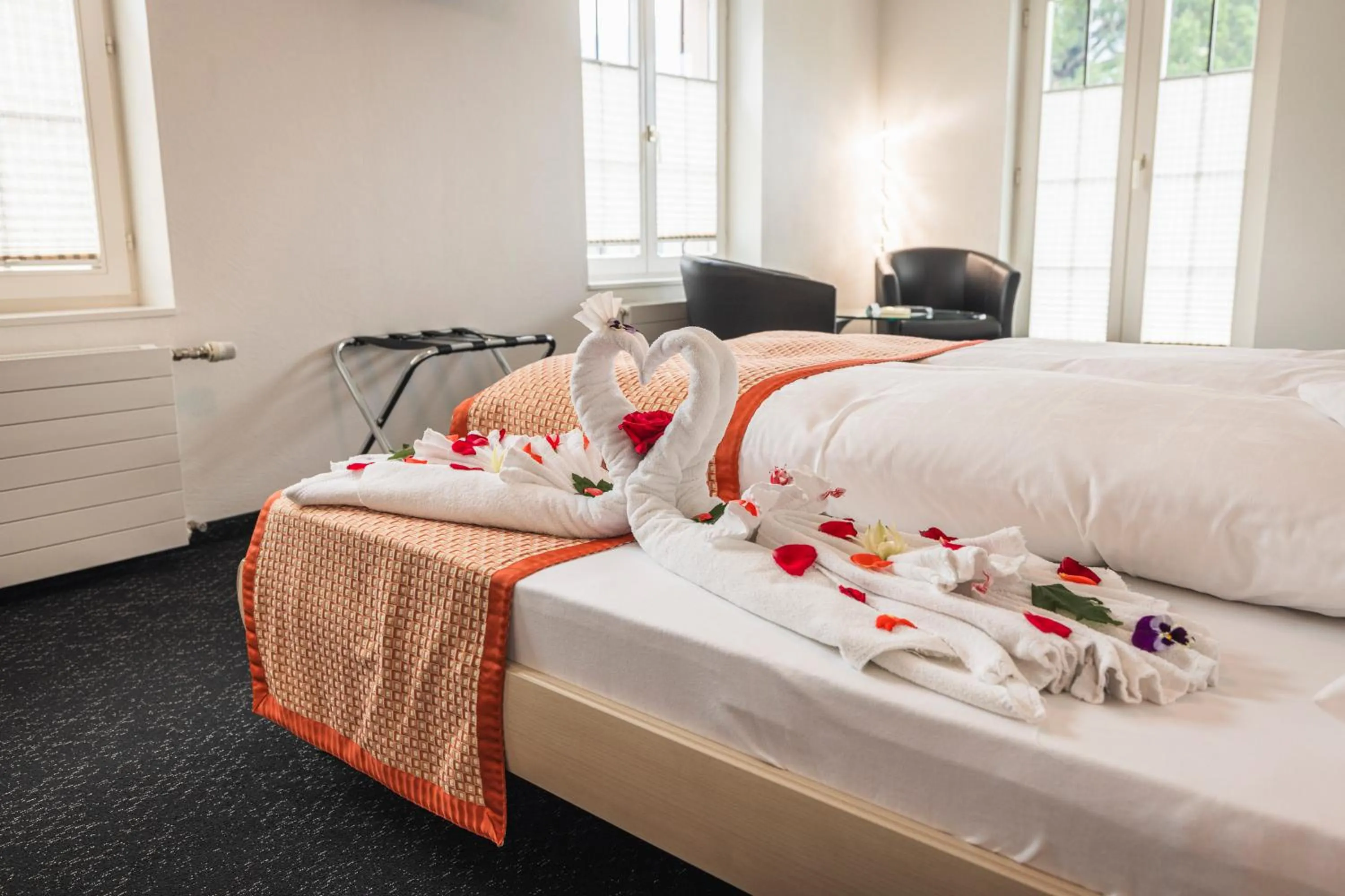 Photo of the whole room, Bed in Hotel Seehof Superior