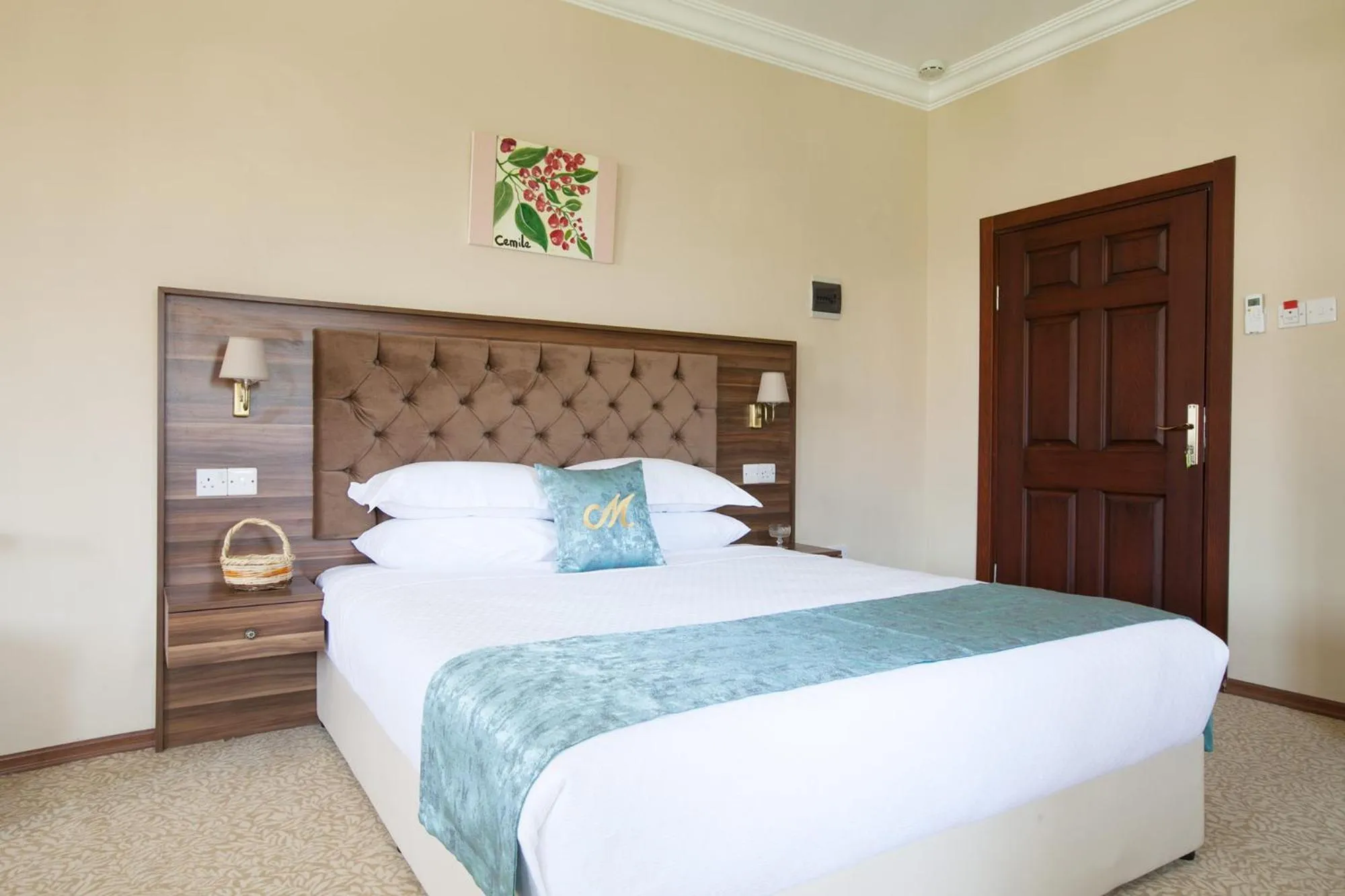 Bed in Meryem's Hotel