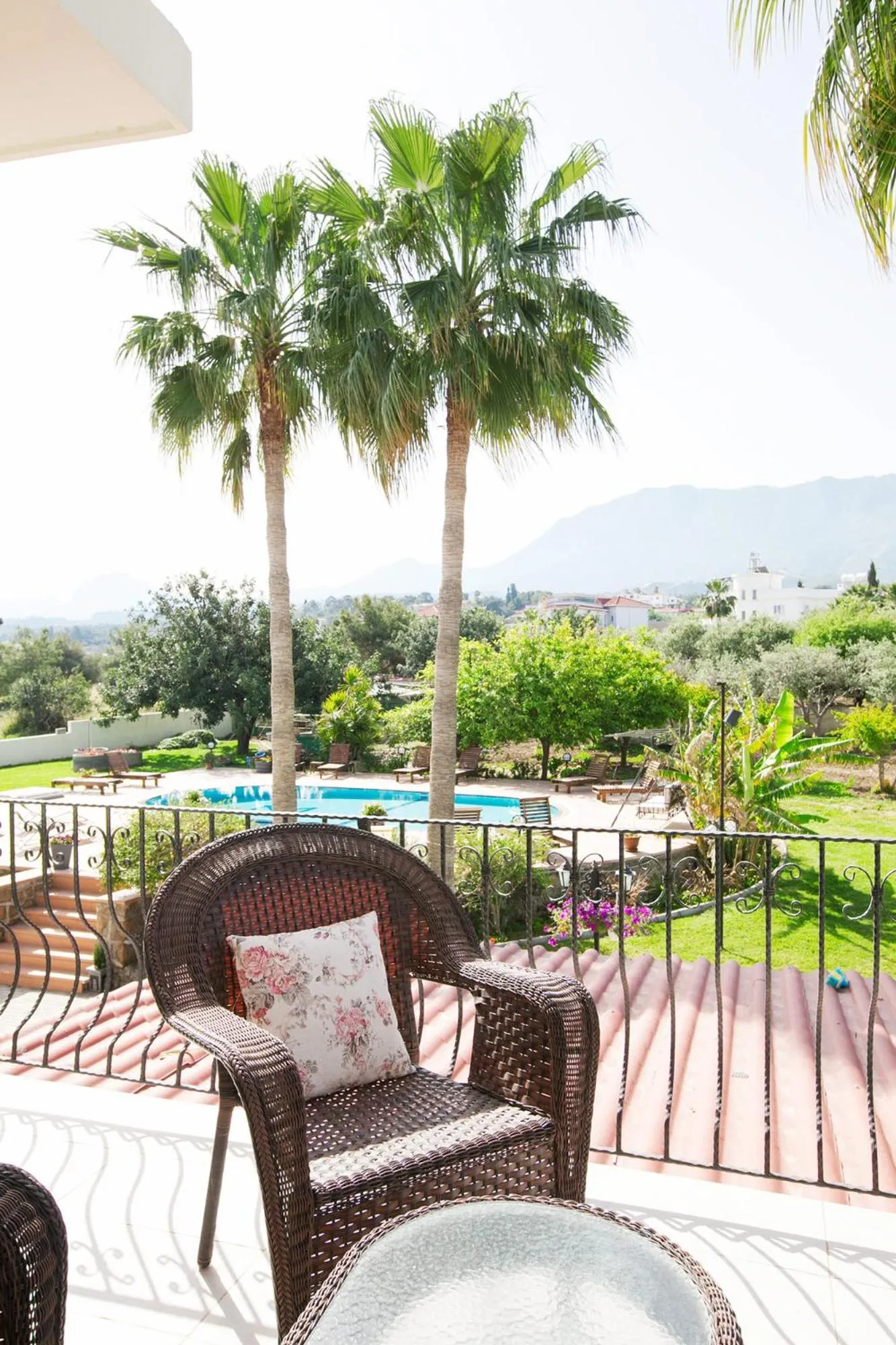 Patio in Meryem's Hotel