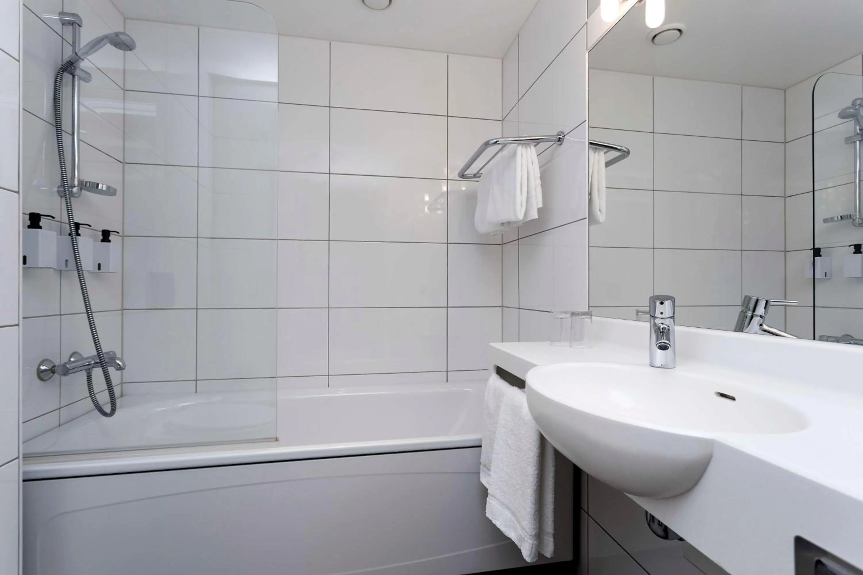 Bathroom in Scandic Byparken