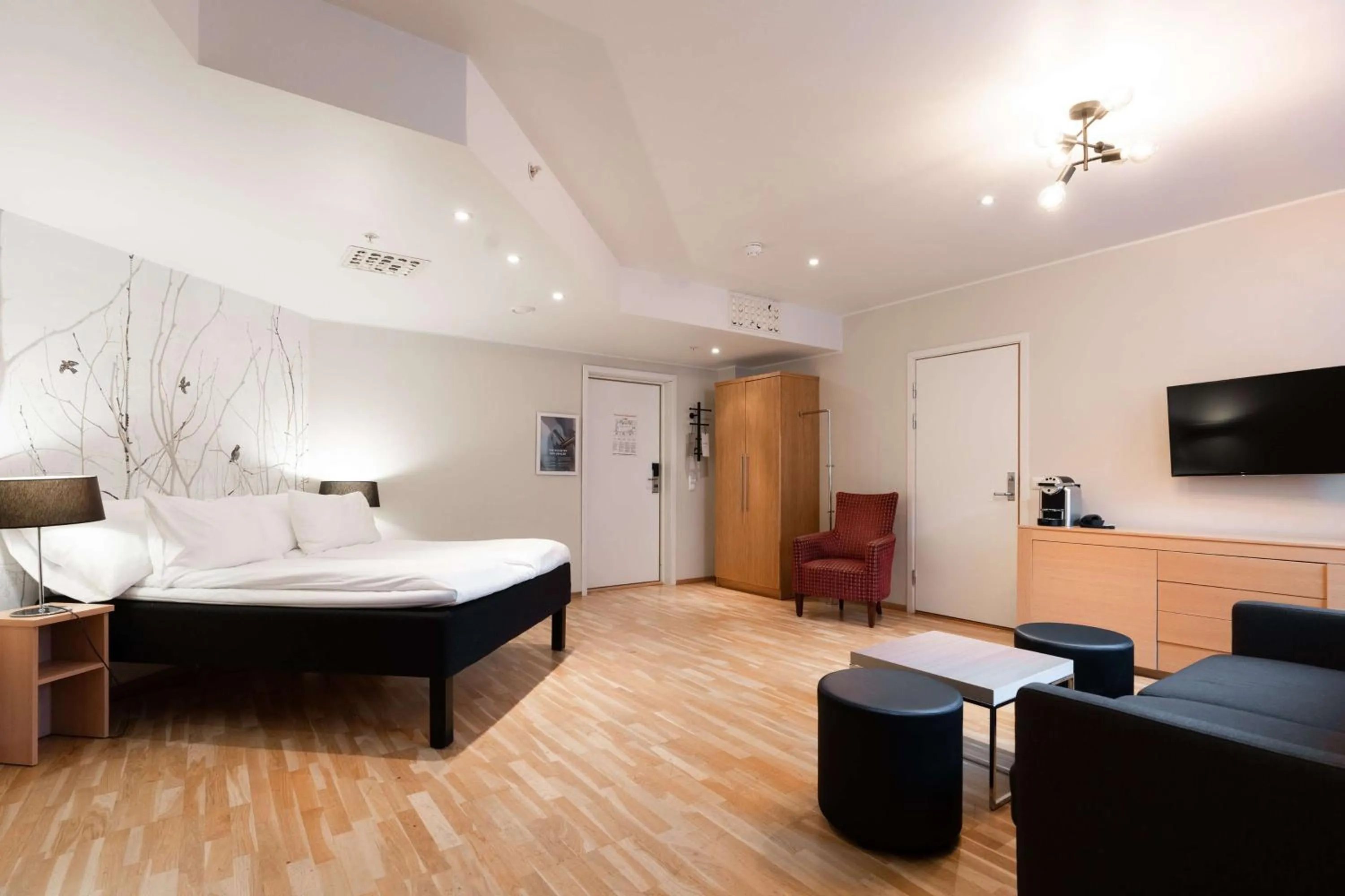 Bedroom, Bed in Scandic Byparken