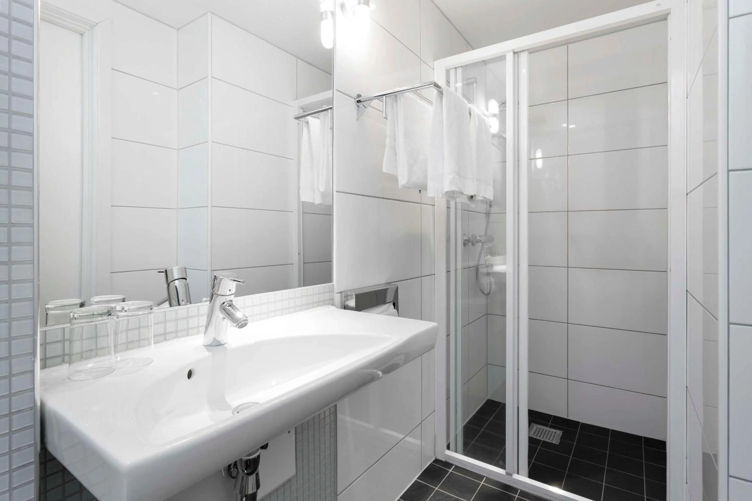 Bathroom in Scandic Byparken