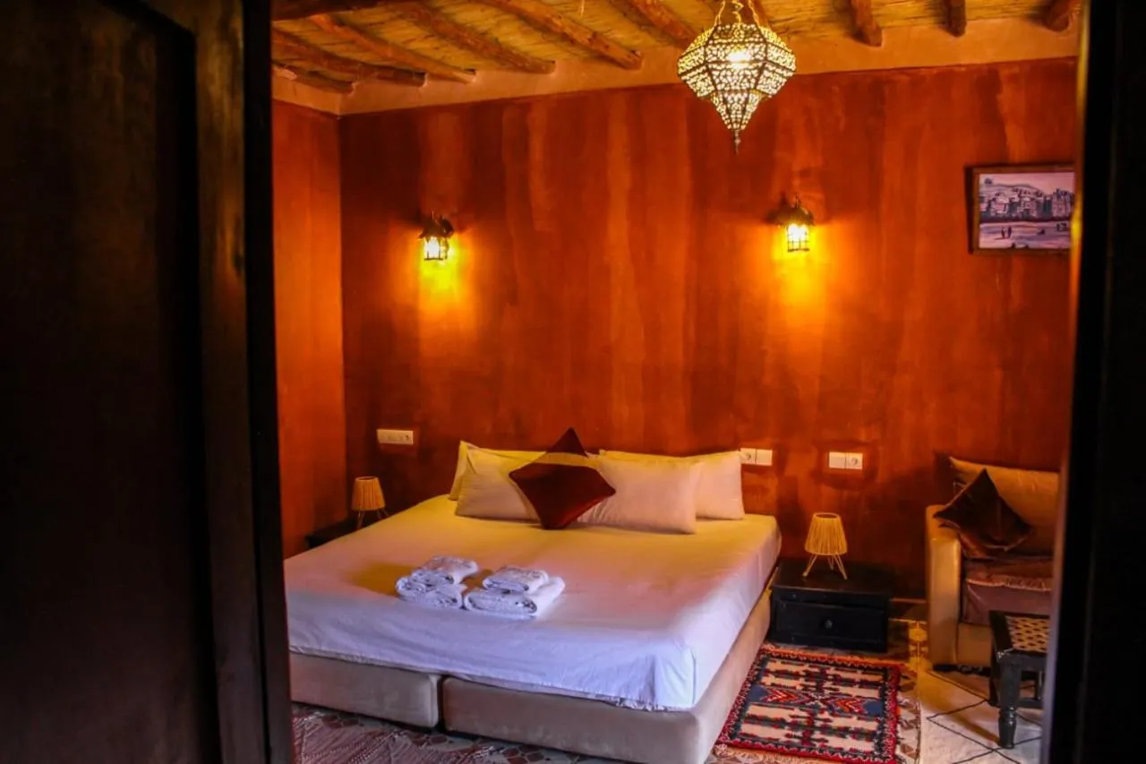 Bed in Ouednoujoum Ecolodge & Spa