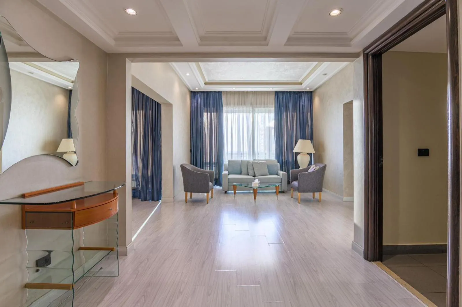 Seating area in Lahoya Homes