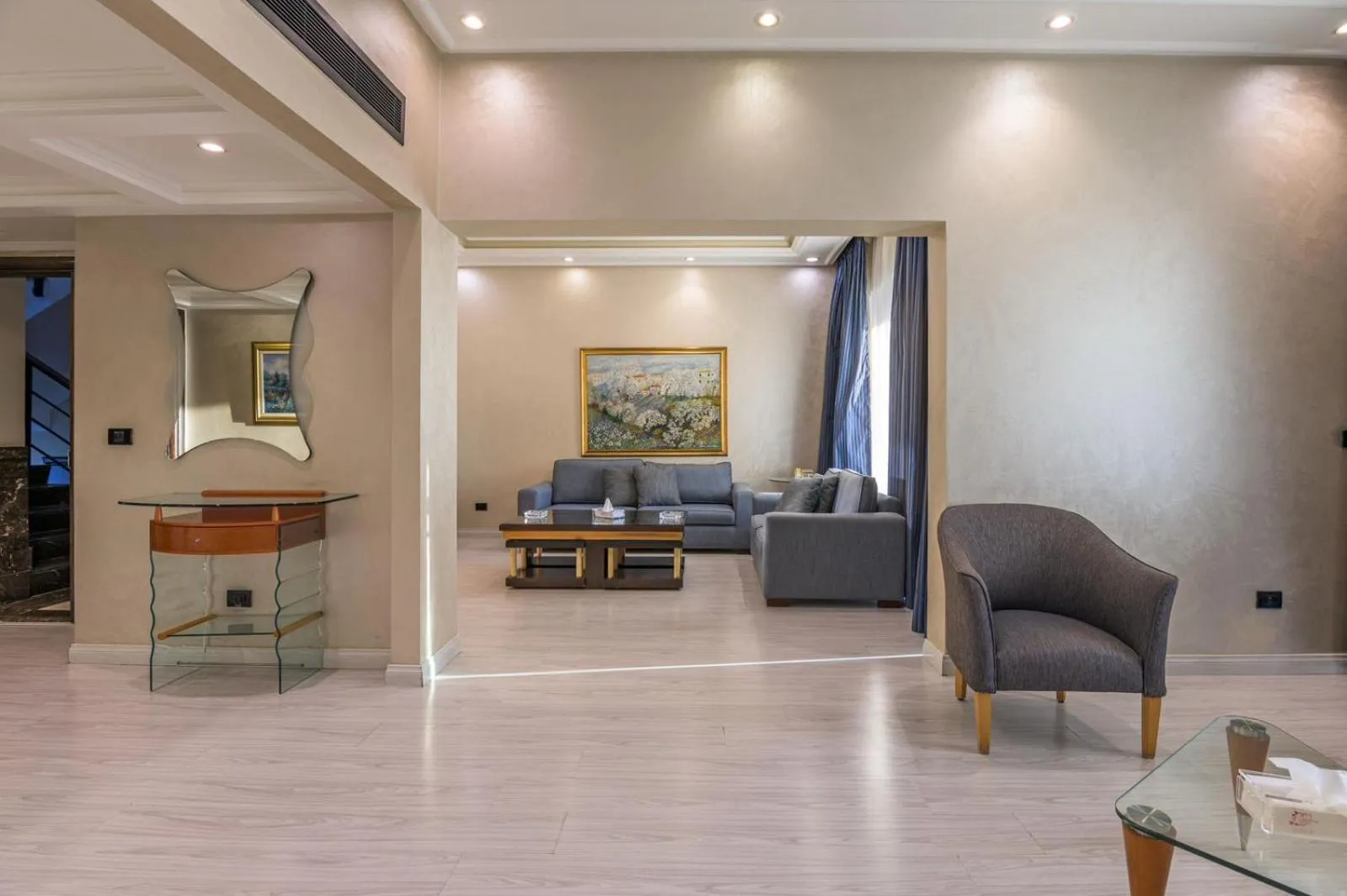 Living room in Lahoya Homes