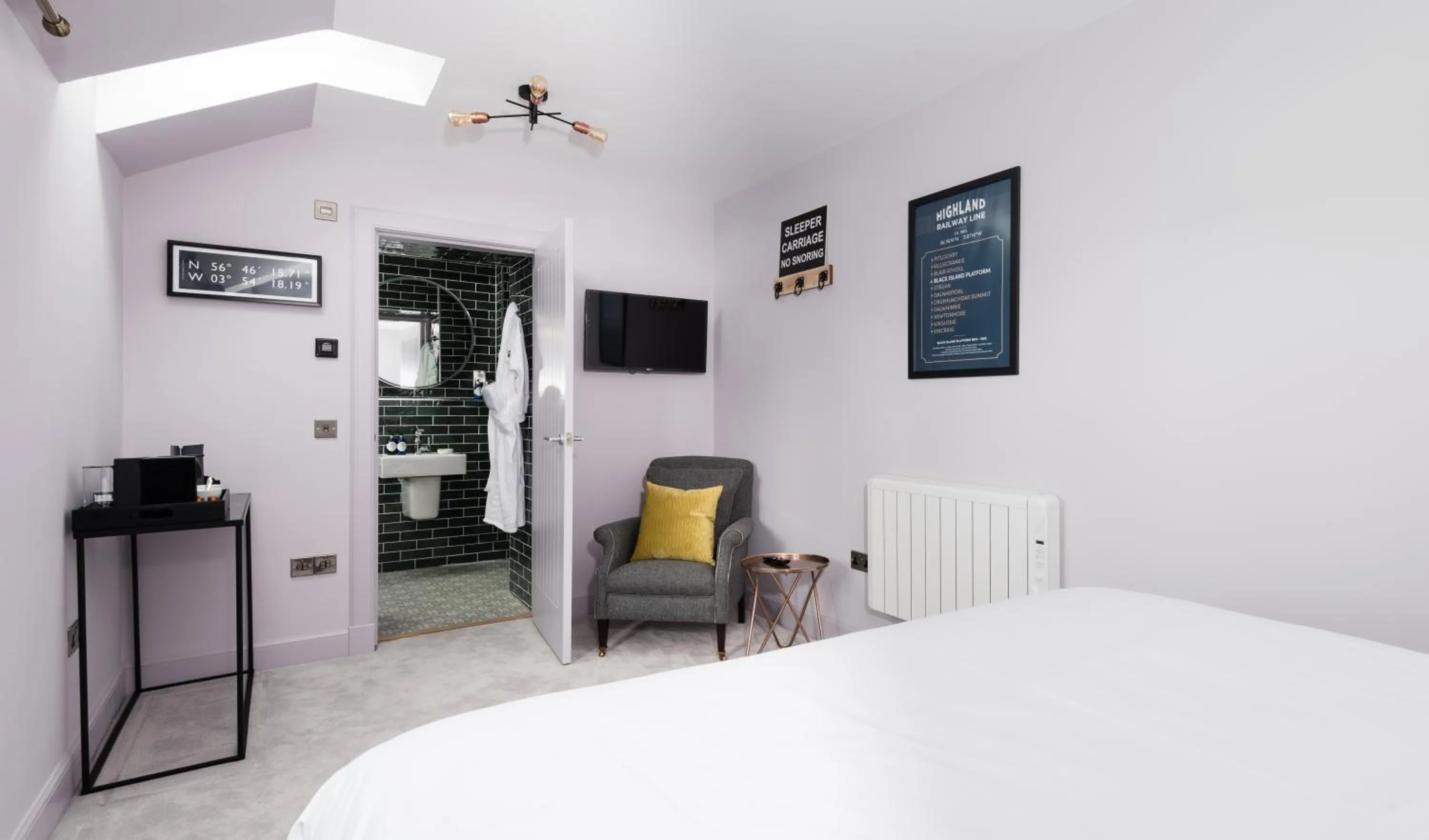 Bed in The Old Manse of Blair, Boutique Hotel & Restaurant