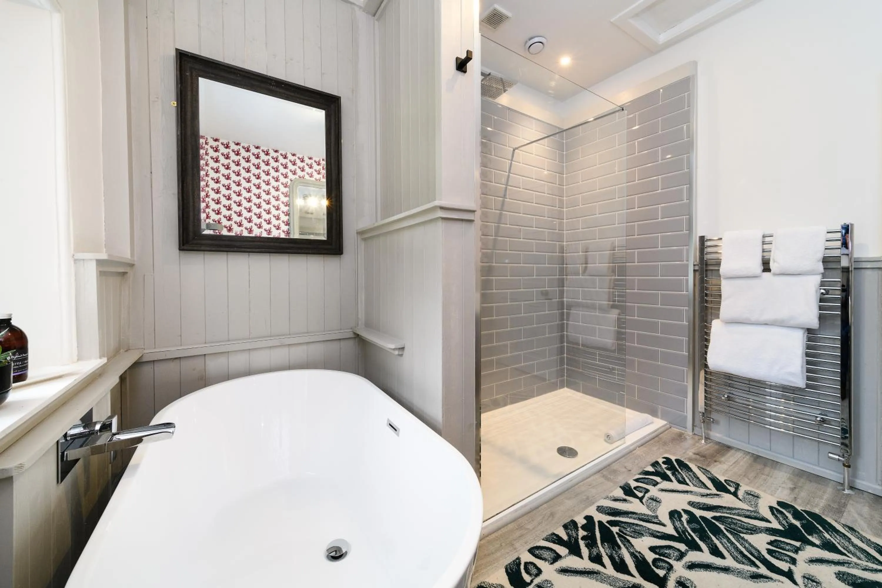 Bathroom, Bed in The Old Manse of Blair, Boutique Hotel & Restaurant