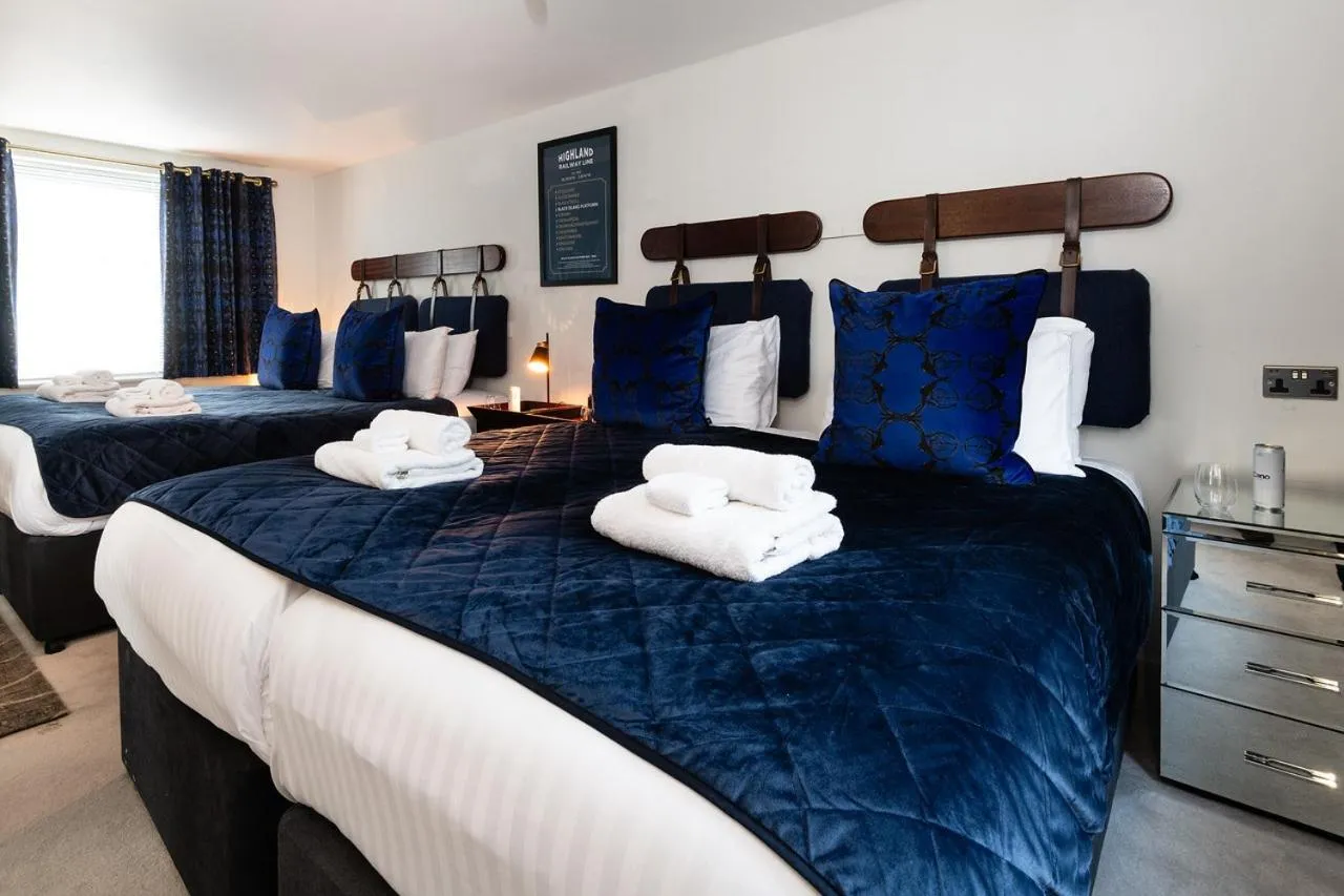 Bed in The Old Manse of Blair, Boutique Hotel & Restaurant