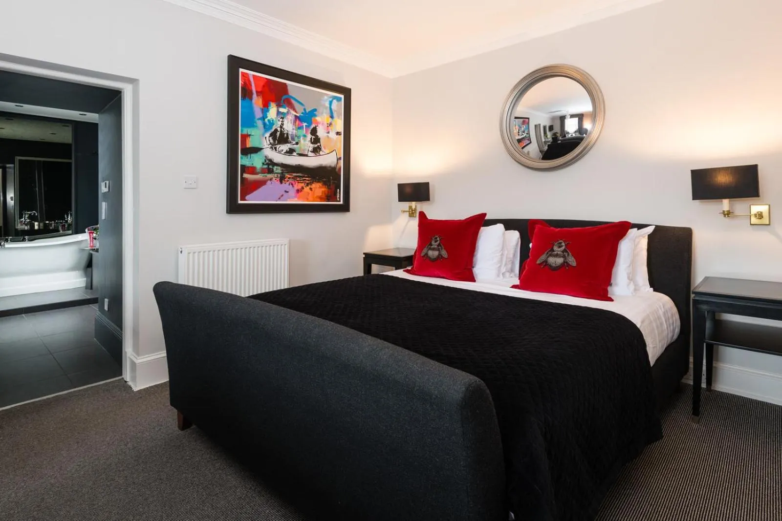 Bed in The Old Manse of Blair, Boutique Hotel & Restaurant