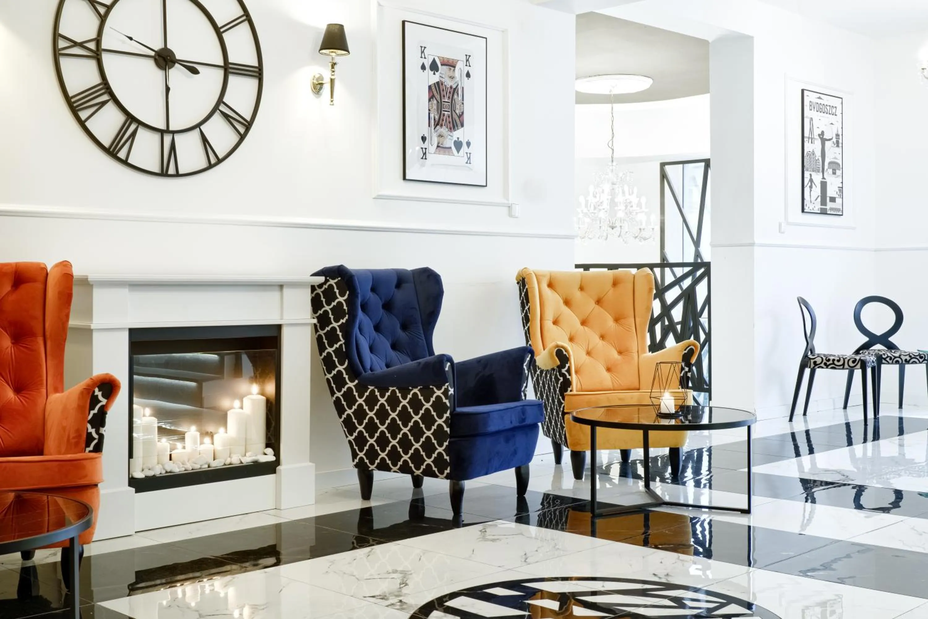 Seating area in Park Hotel Bydgoszcz