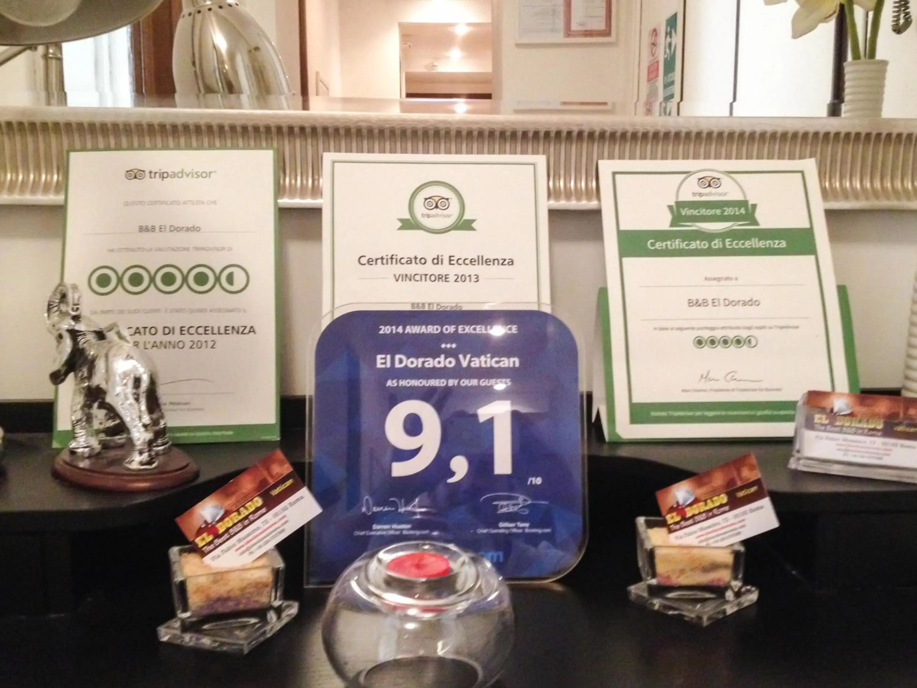 Logo/Certificate/Sign in El Dorado Vatican