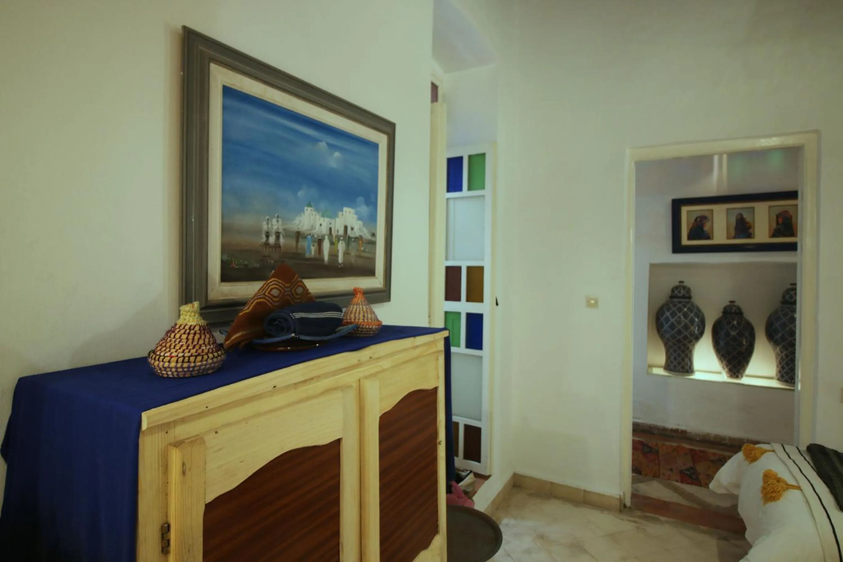 Decorative detail in Riad Dar Zayna