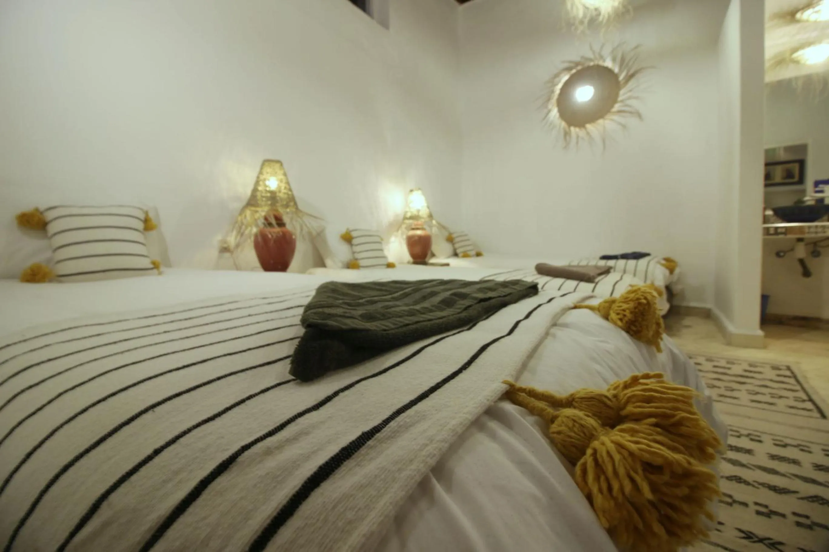 View (from property/room), Bed in Riad Dar Zayna