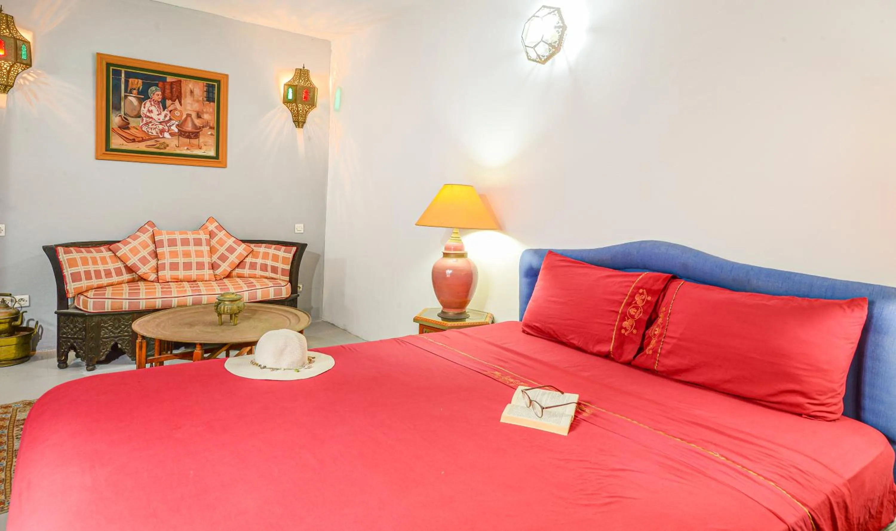 Bed in Riad Dar Zayna