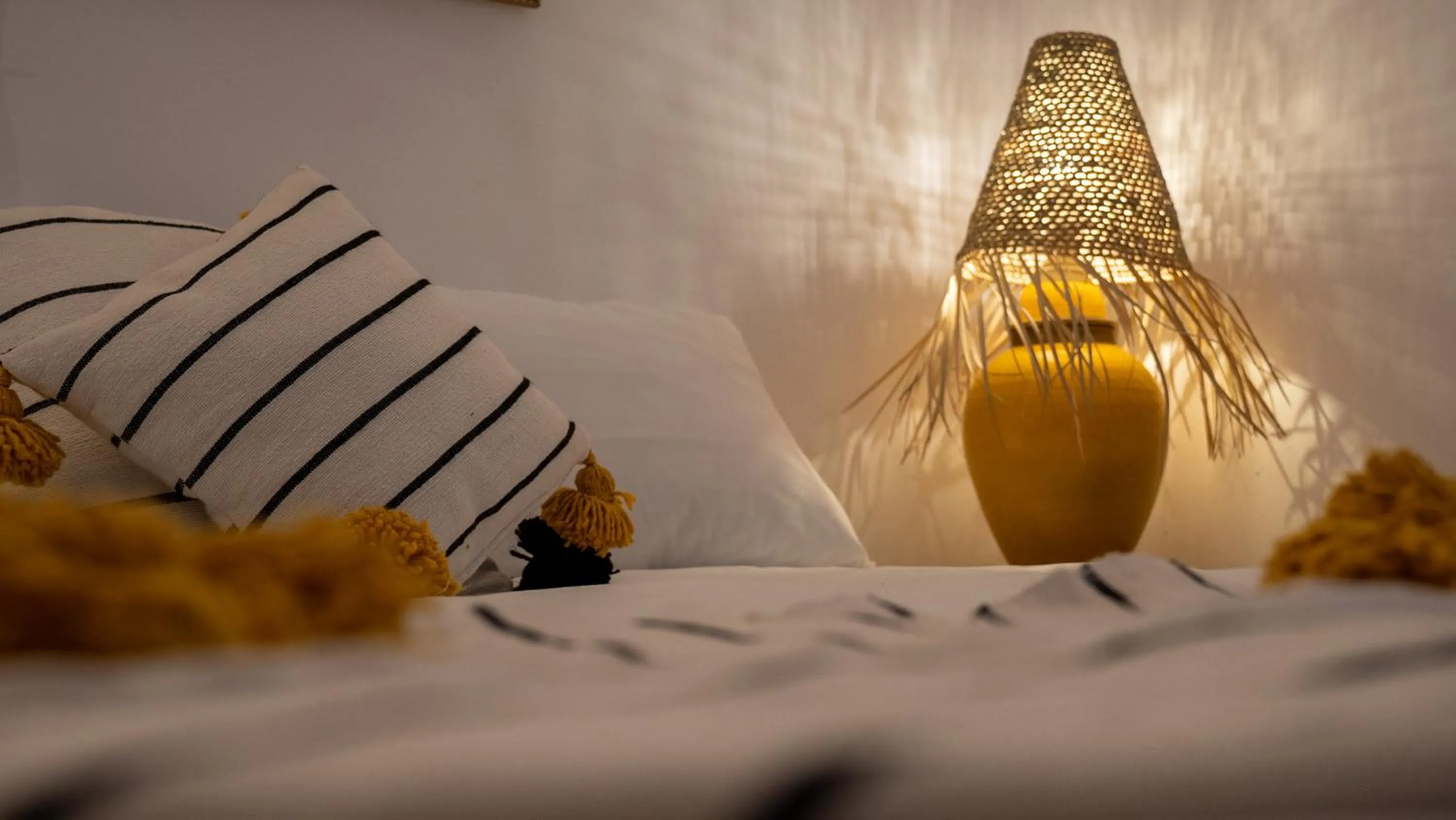 Decorative detail, Bed in Riad Dar Zayna