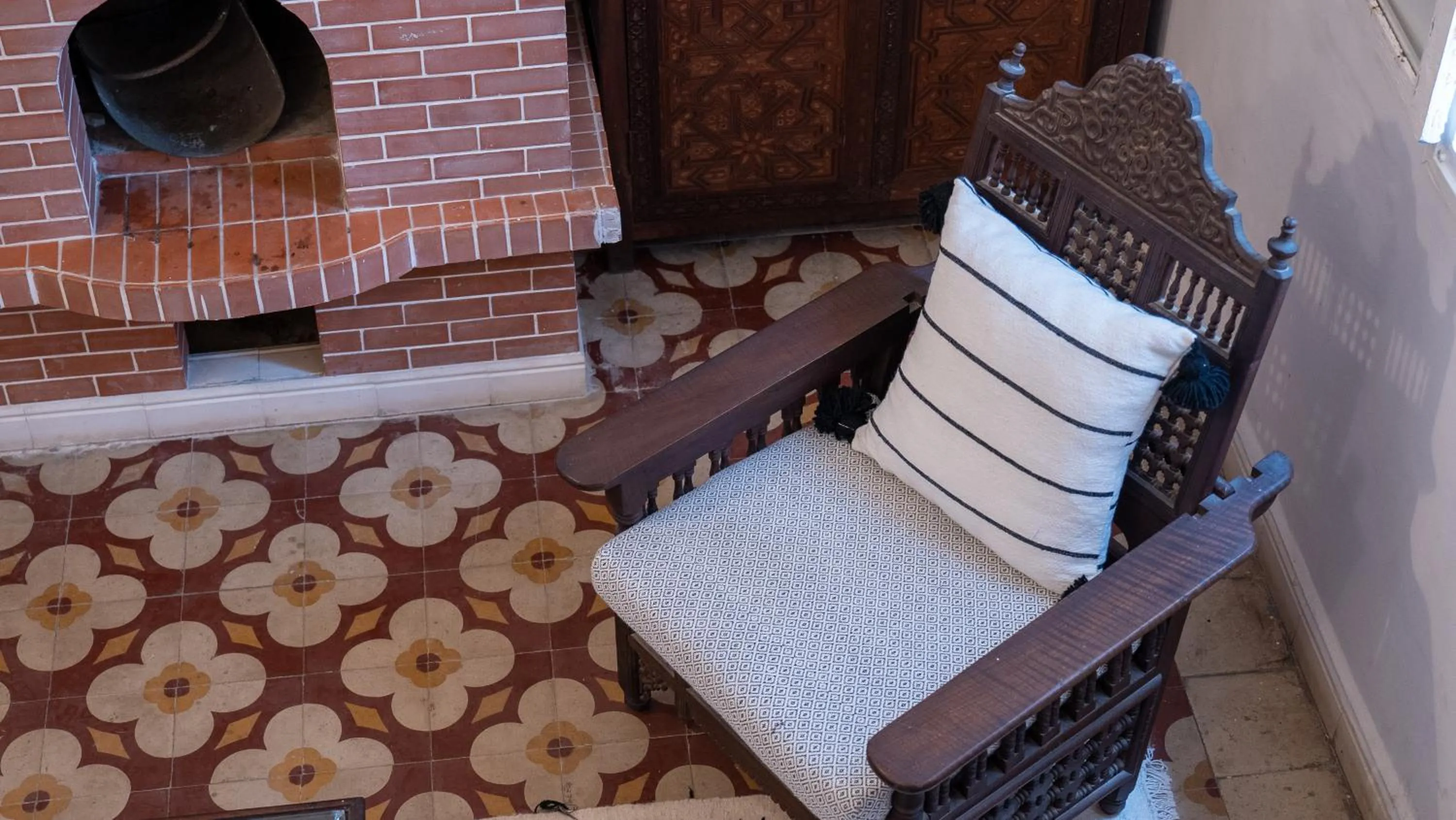 Seating area in Riad Dar Zayna