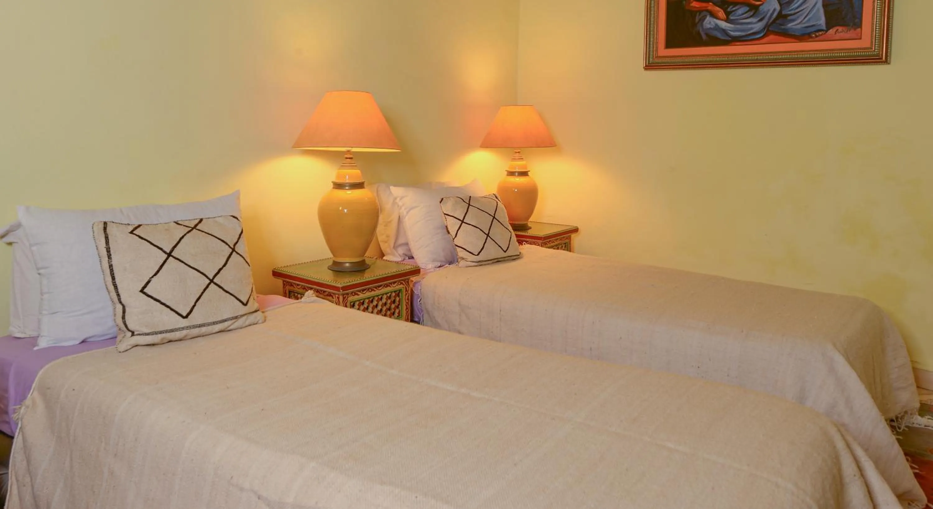 Bed in Riad Dar Zayna