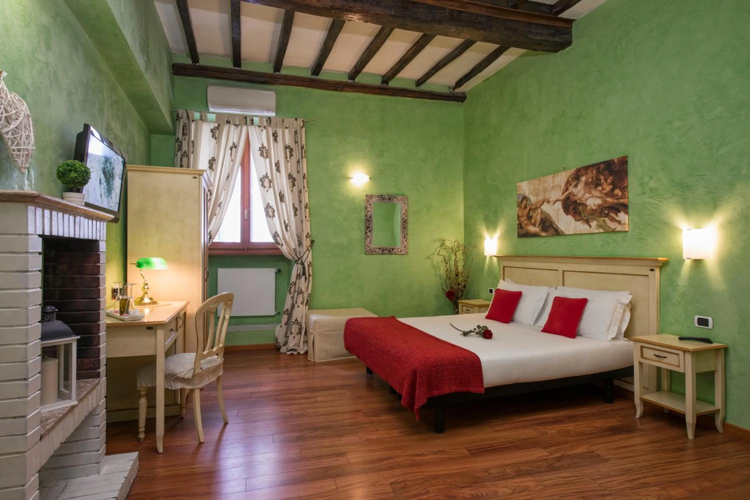 Bedroom, Bed in Navona Tower Relais