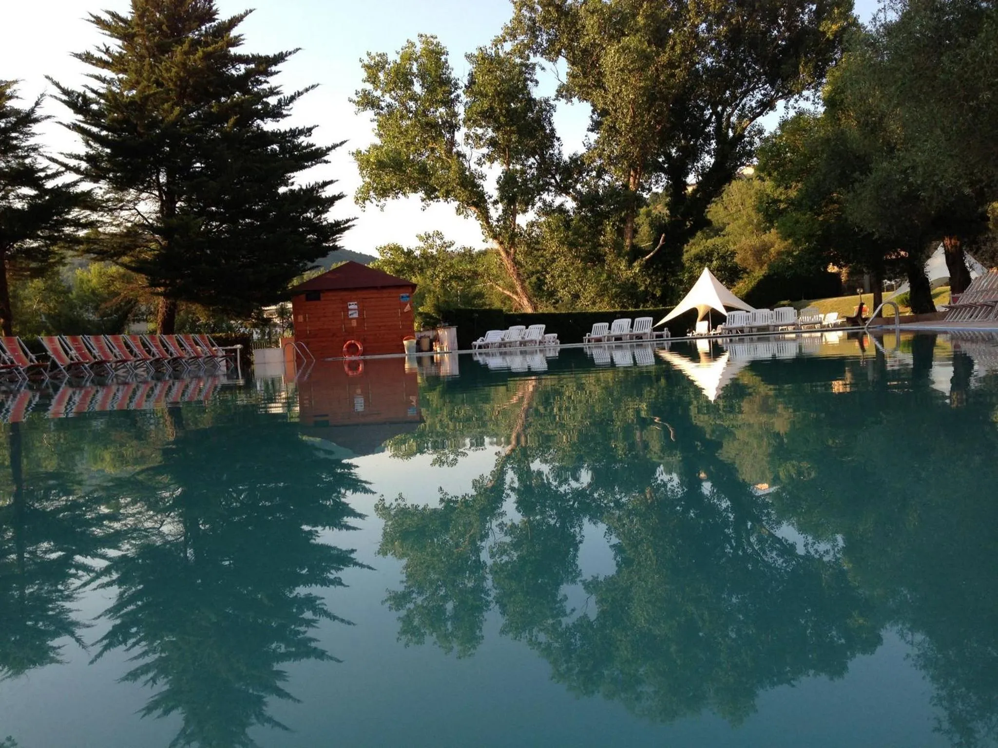 Swimming pool in Albergo Terme Forlenza