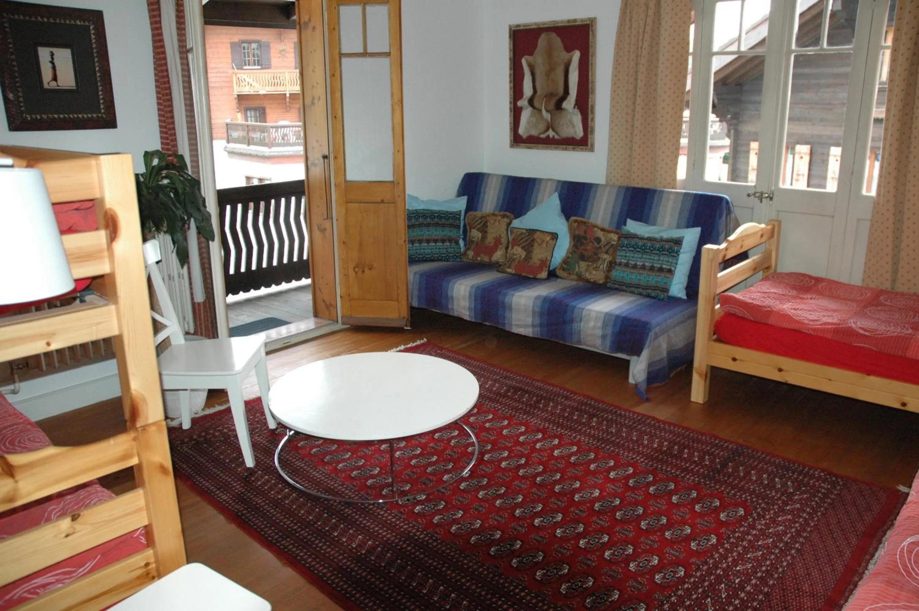 Sixtuple Room with Balcony and Shared Bathroom - single occupancy in Chalet la Griotte